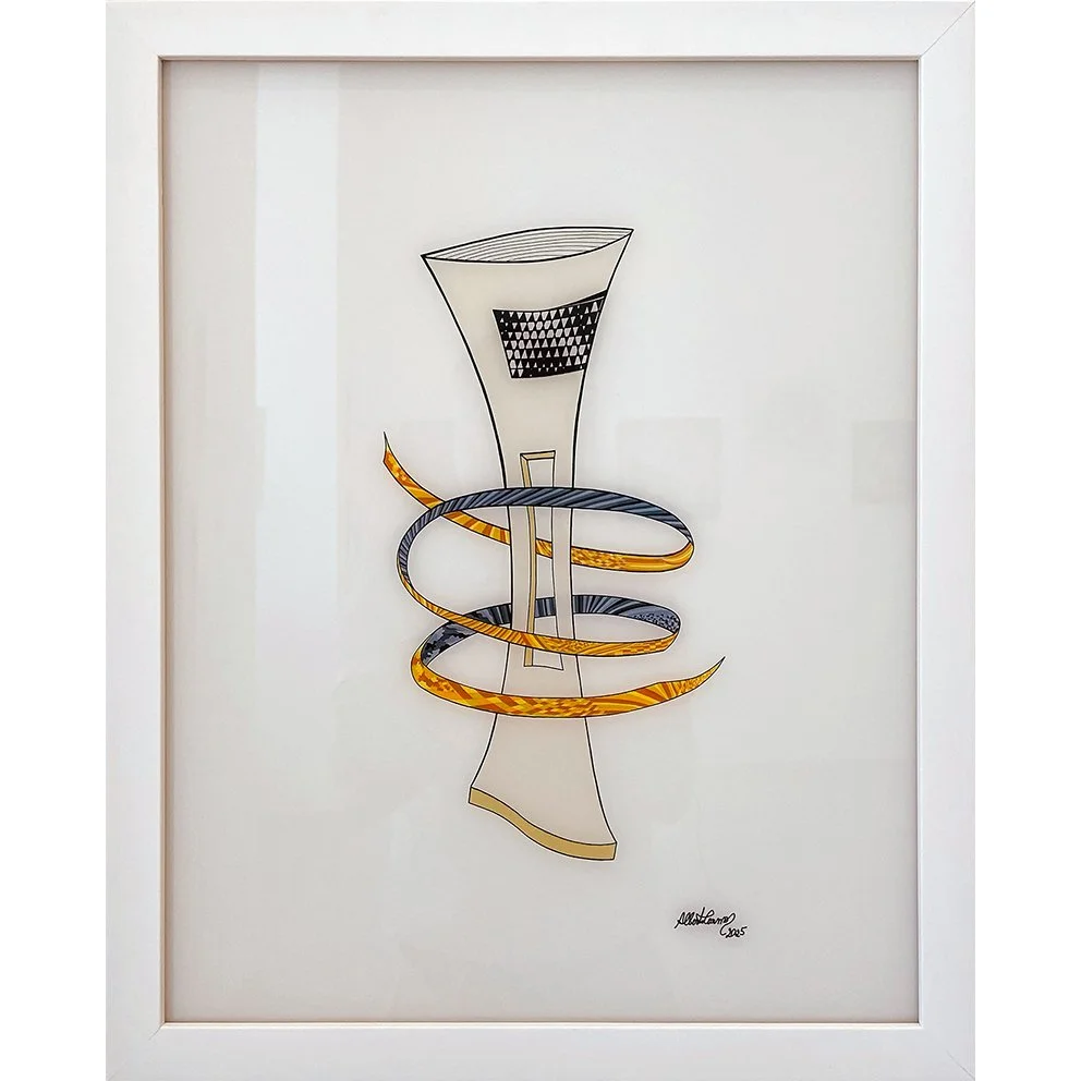 AC-O33  Digital Art - Acrylic Print