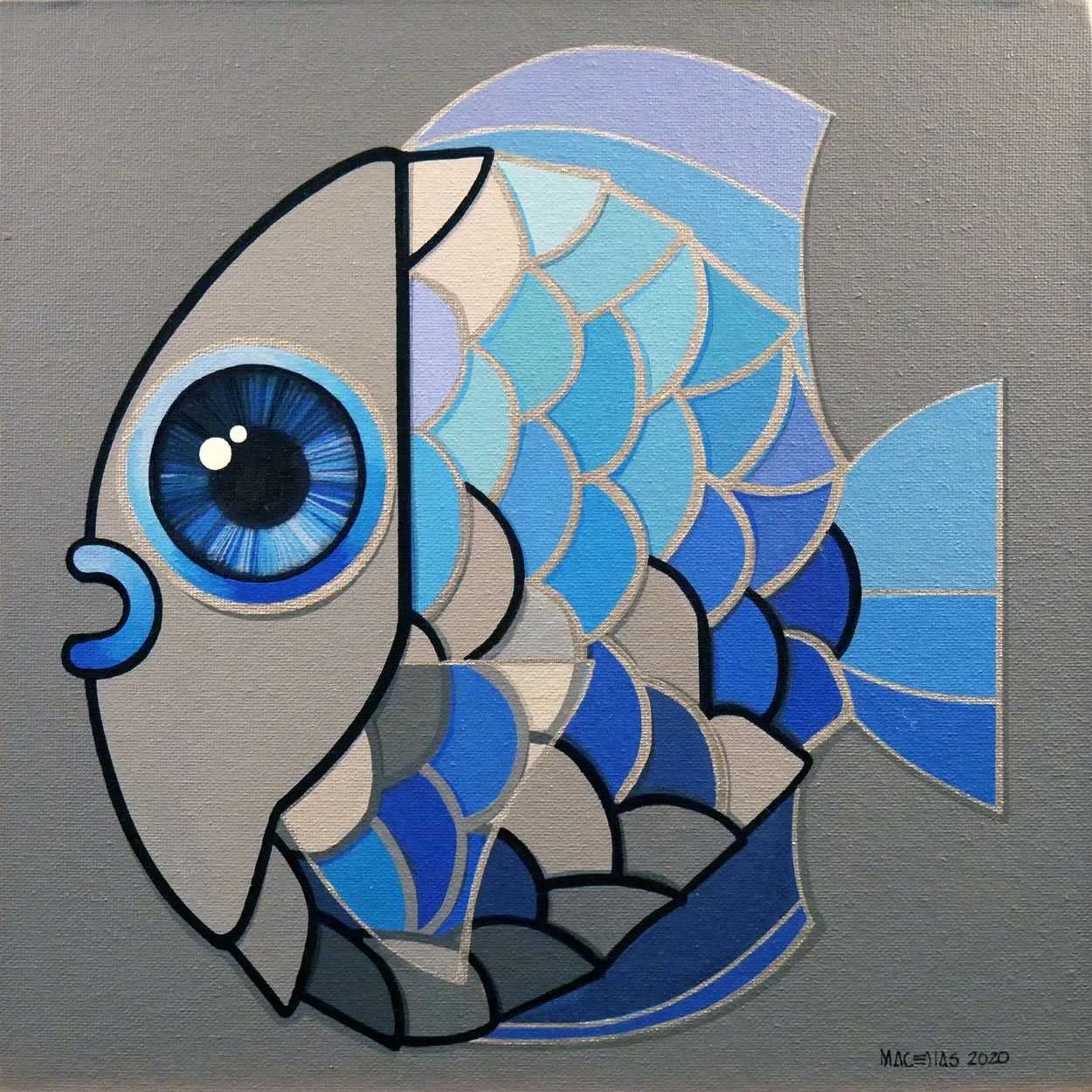 AUGUSTUS - Blue Fish by Macedias