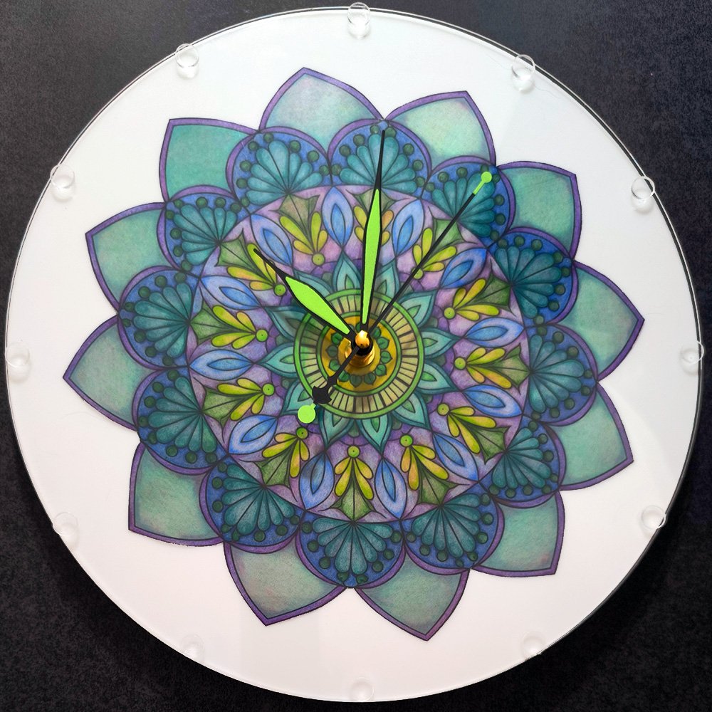 Mandala - Relógio 32 cm