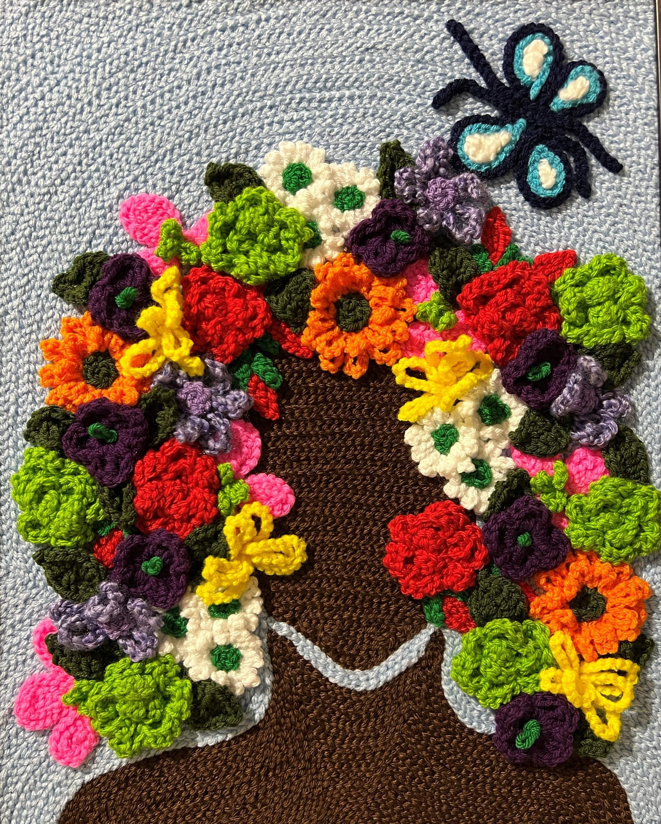 Colorful Flower Face - Miller