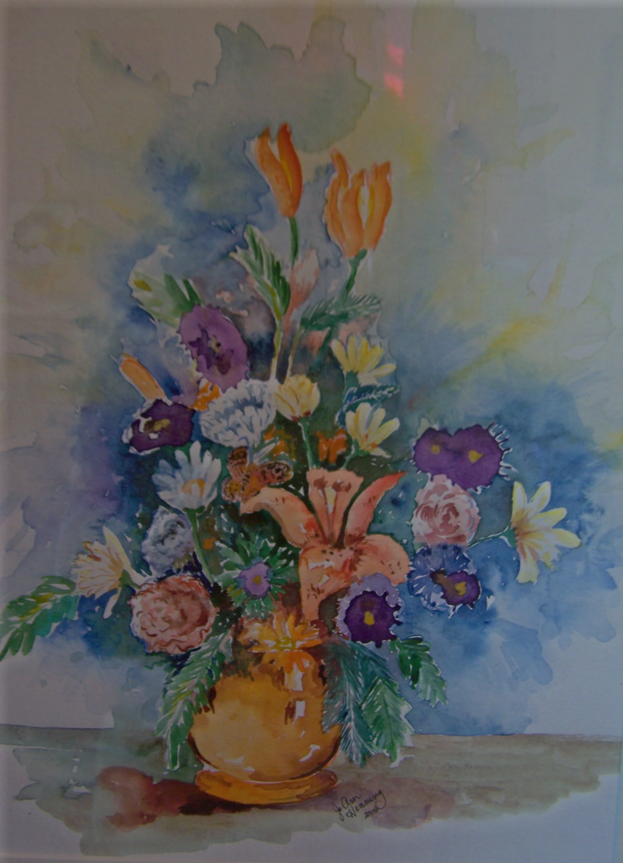 Still Life of Flowers - Narron
