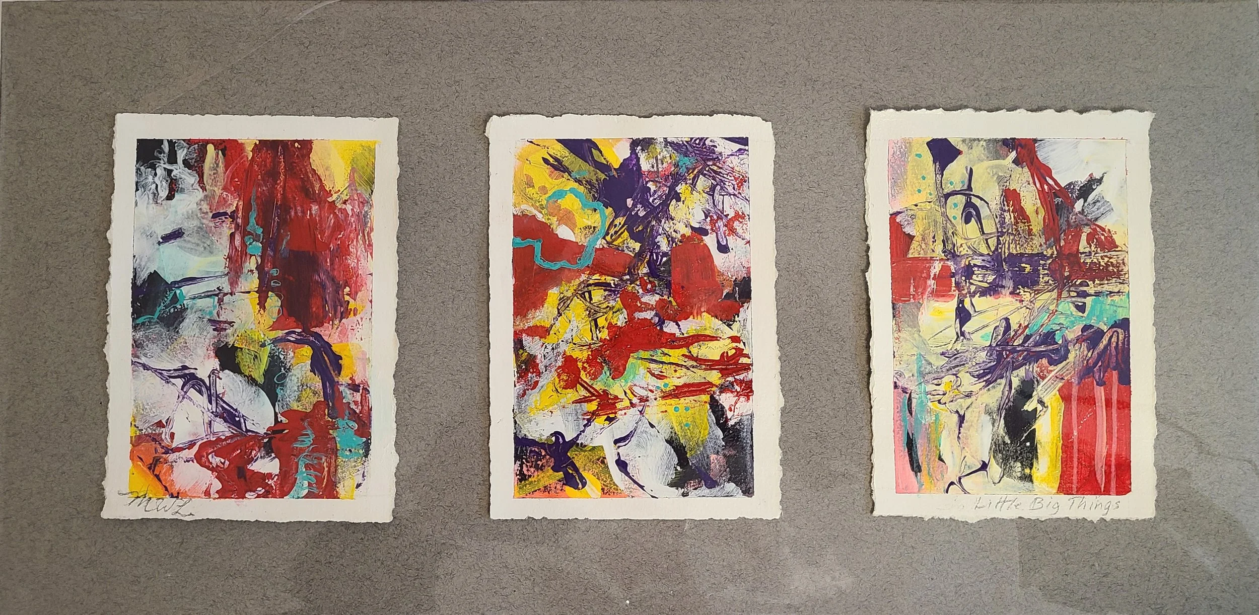 Little Big Thing Tryptych - Luedman