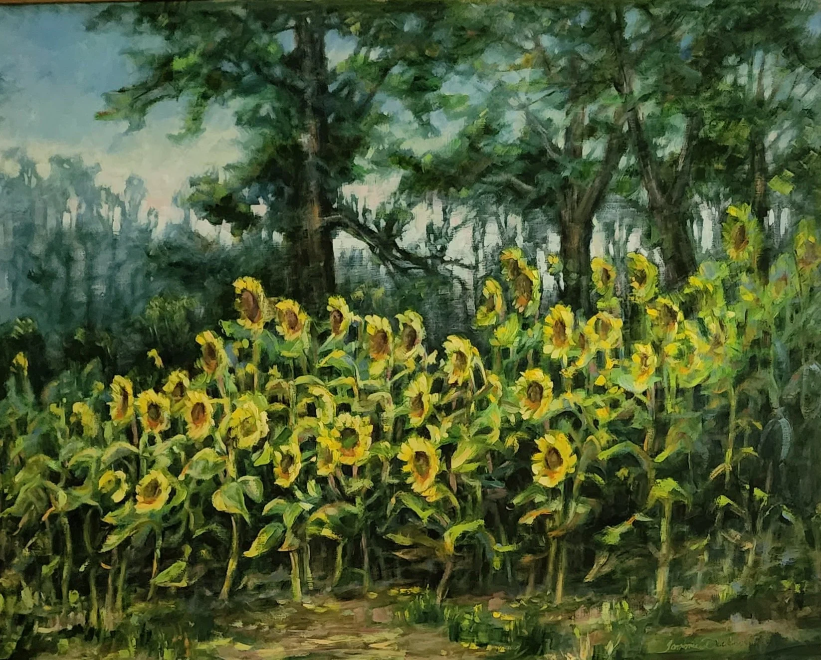 Twilight Sunflowers - Dickerson