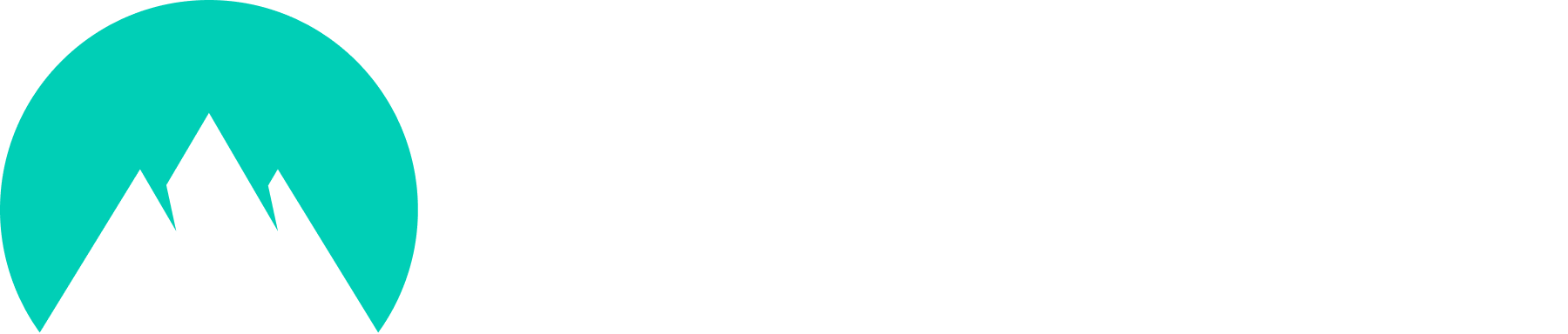 Logo of NordPass featuring a stylized mountain icon and the company name in black text