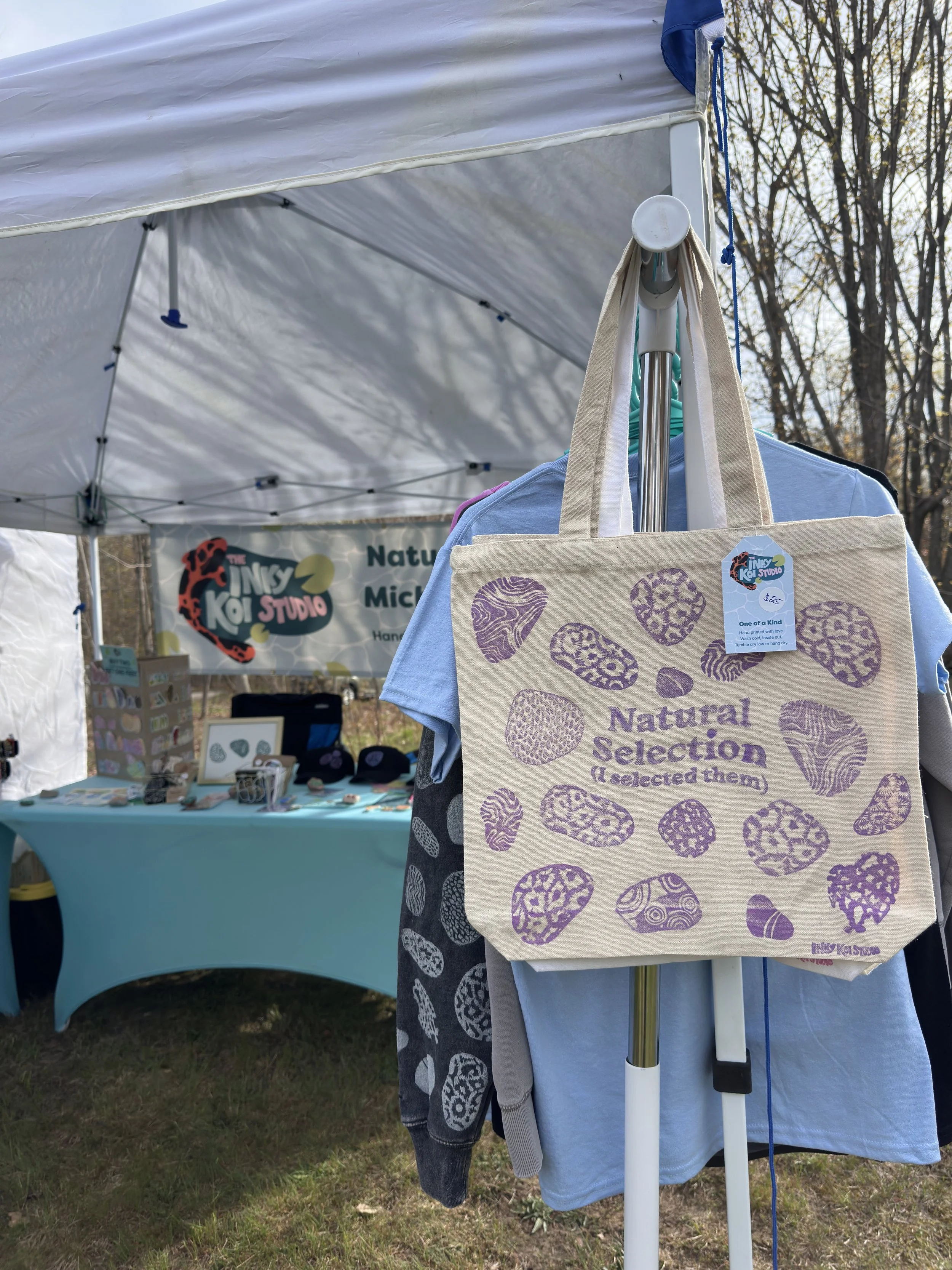 Natural Selection Tote Bag - Hand Printed Purple.jpeg