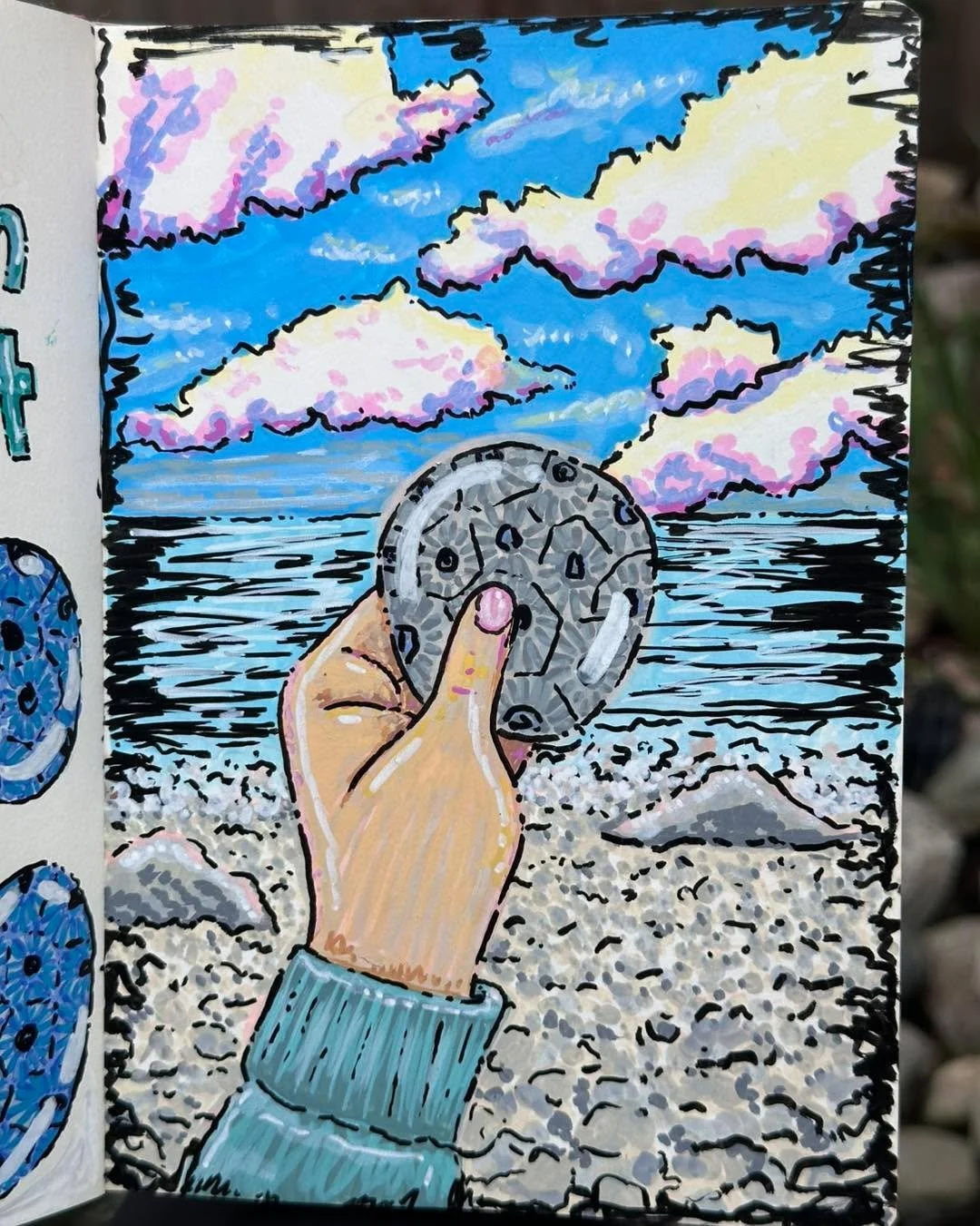 Behold! The perfect rock👏🏼

Actually, what I&rsquo;m most proud of in this drawing is the hand. If you know me, I don&rsquo;t draw humans, especially hands. But, as one does, I took on the challenge.

Its not too bad if I say so myself 🤭