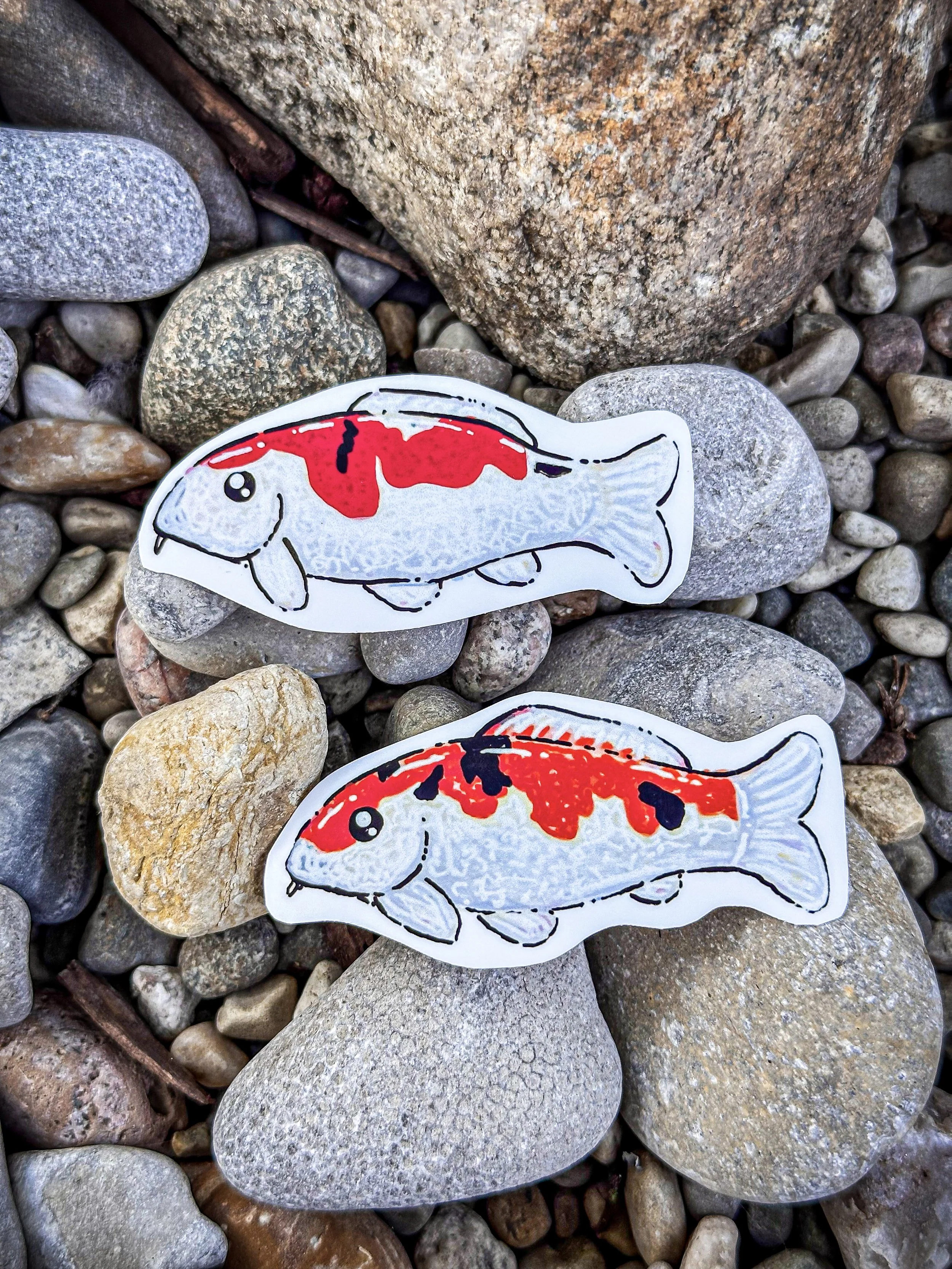 Koi Fish Sticker Set