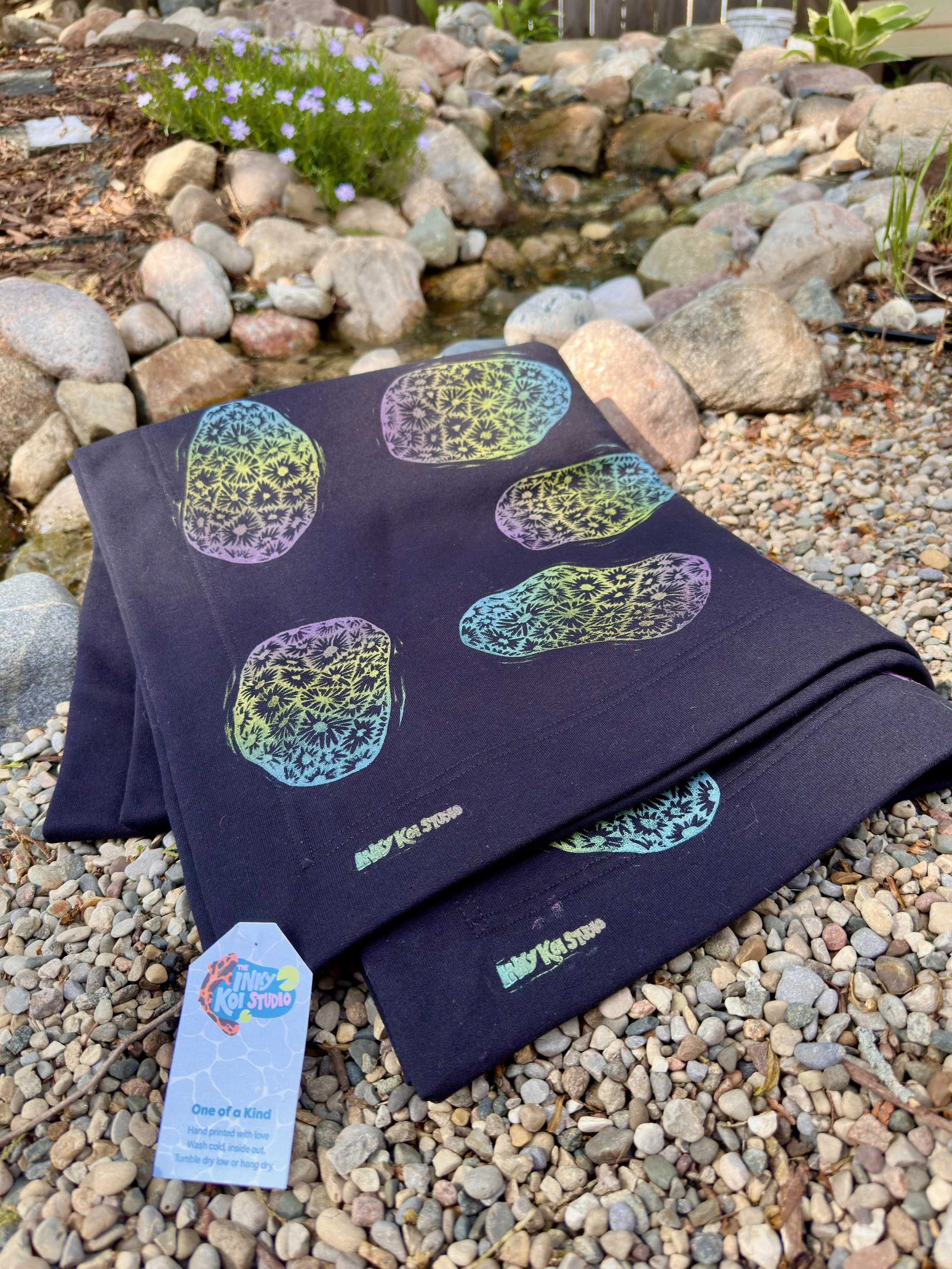 Michigan Rockhound Hand Printed Stadium Blanket8.jpeg