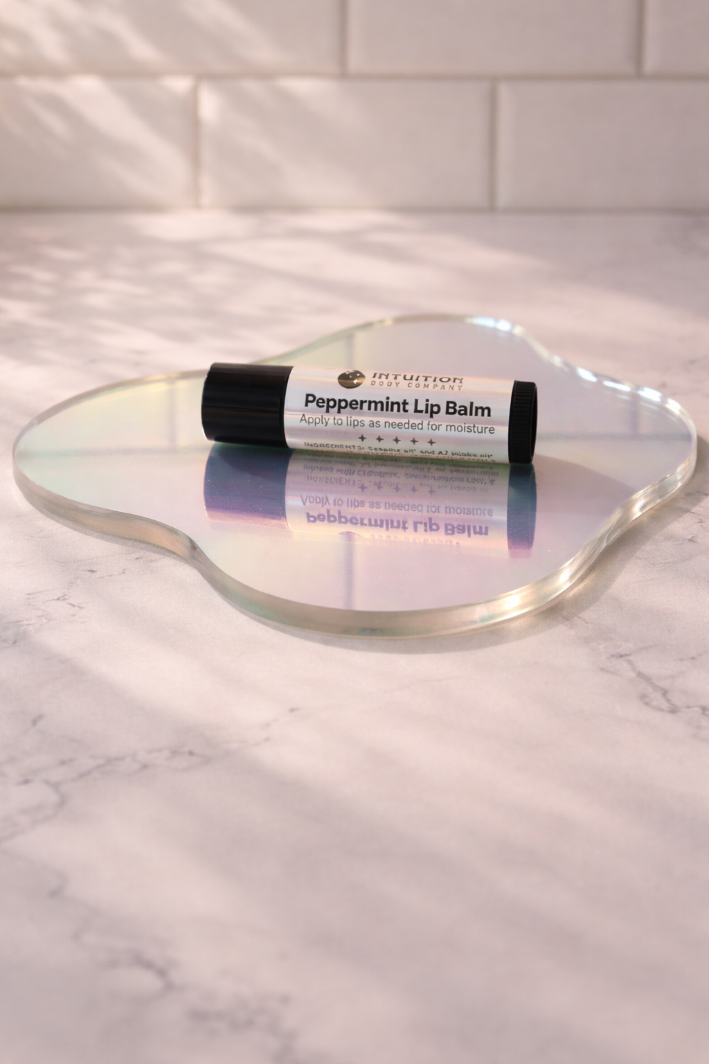 Peppermint Lip Balm Alternate Hero Shot Artistic.png