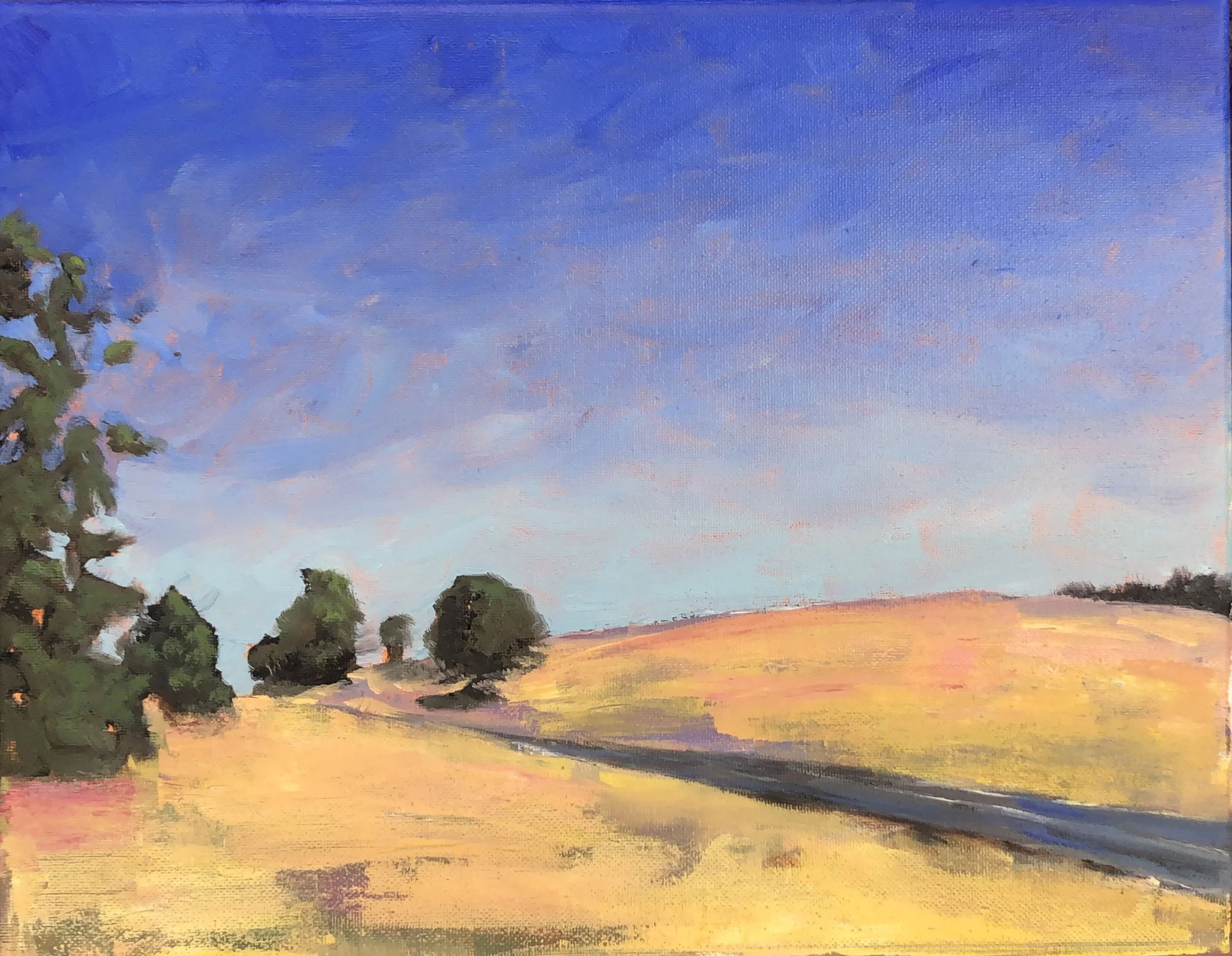 Elkton Road, 2025. Oil on canvas - 14" x 11" $425.00