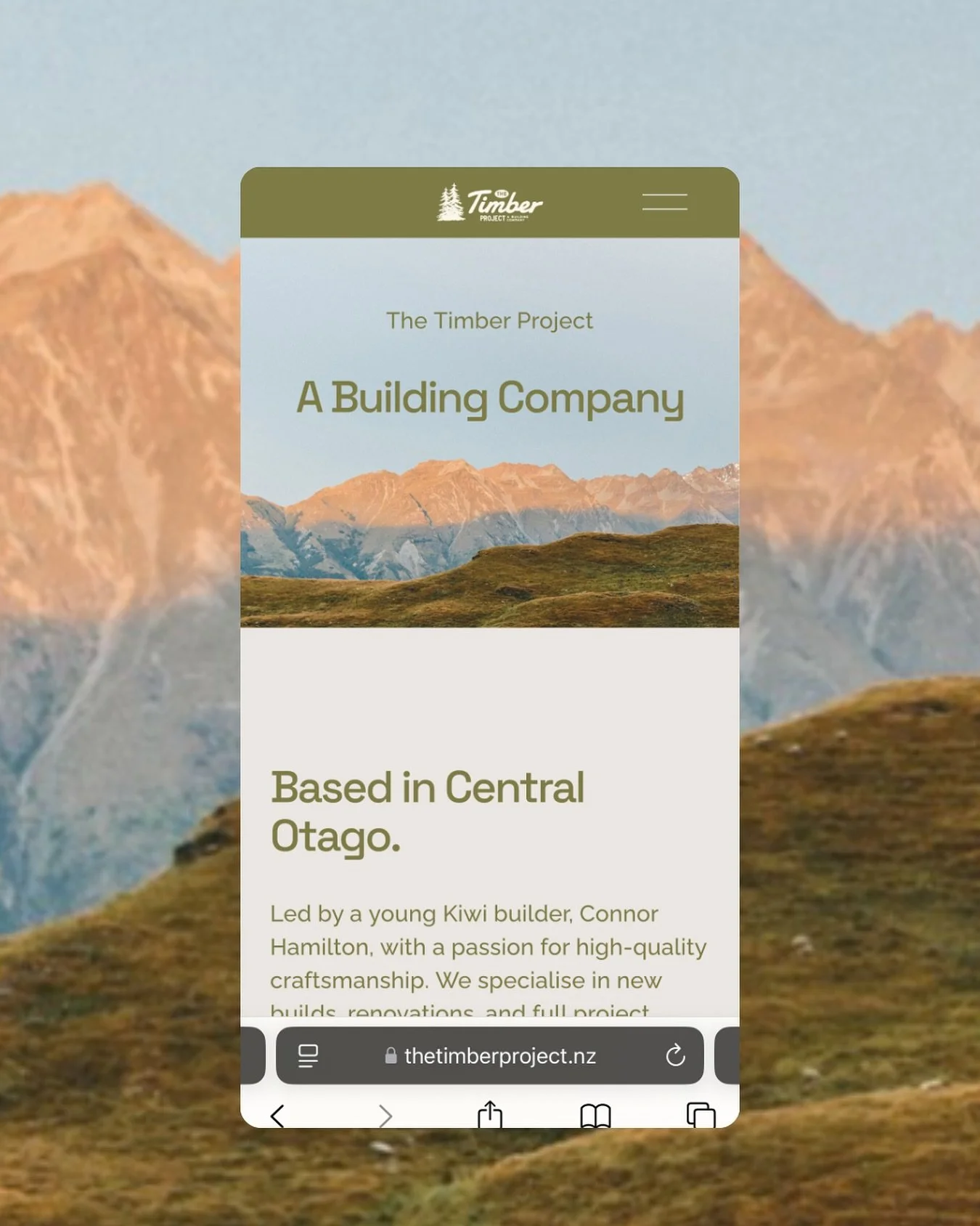 We have a website! 

The Timber Project website is up and running &mdash; check us out at www.thetimberproject.nz to see what we&rsquo;re building in Central Otago ✌🏻