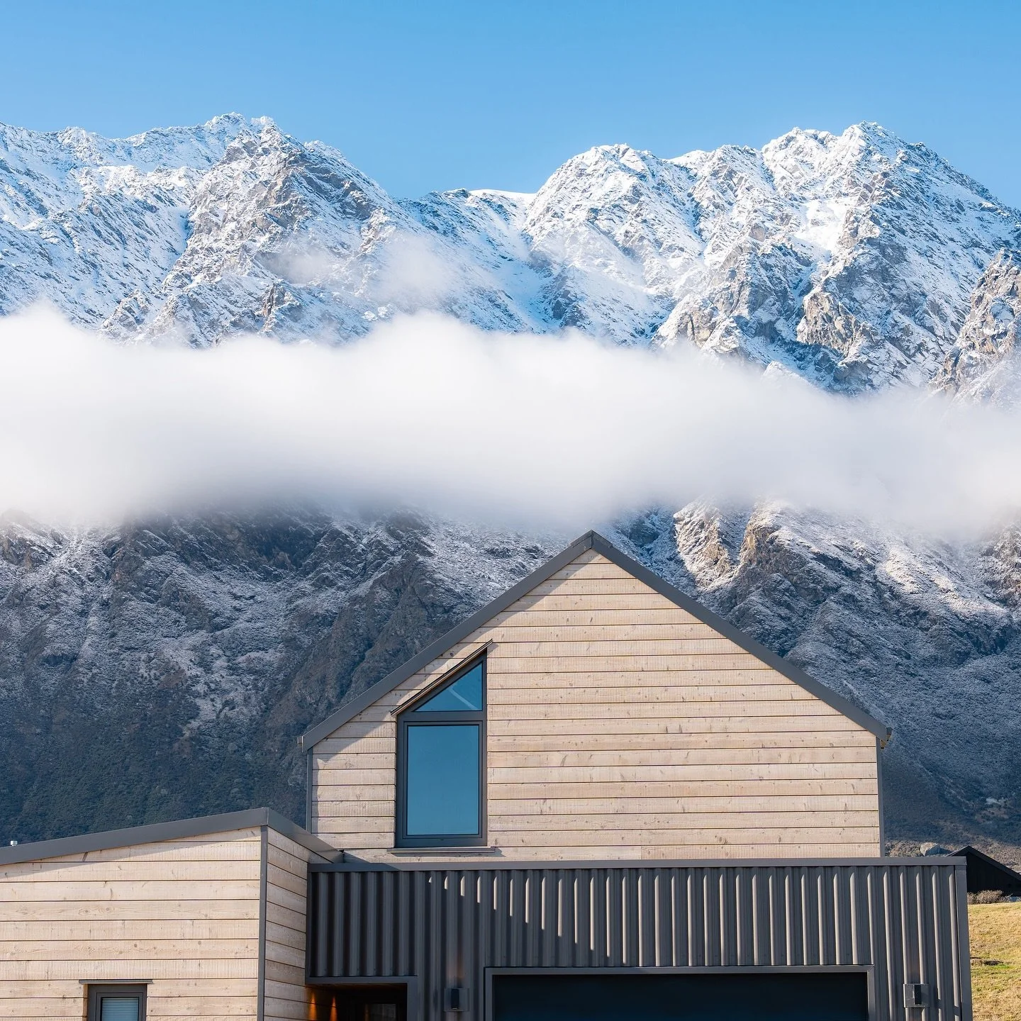 Project Howden Drive, Queenstown.

Framed by the Remarkables. A first look at the exterior &mdash; interiors coming soon.

Captured by @maeamedia 
Architecture by @immersion_architecture 
Built by @thetimberproject_ltd