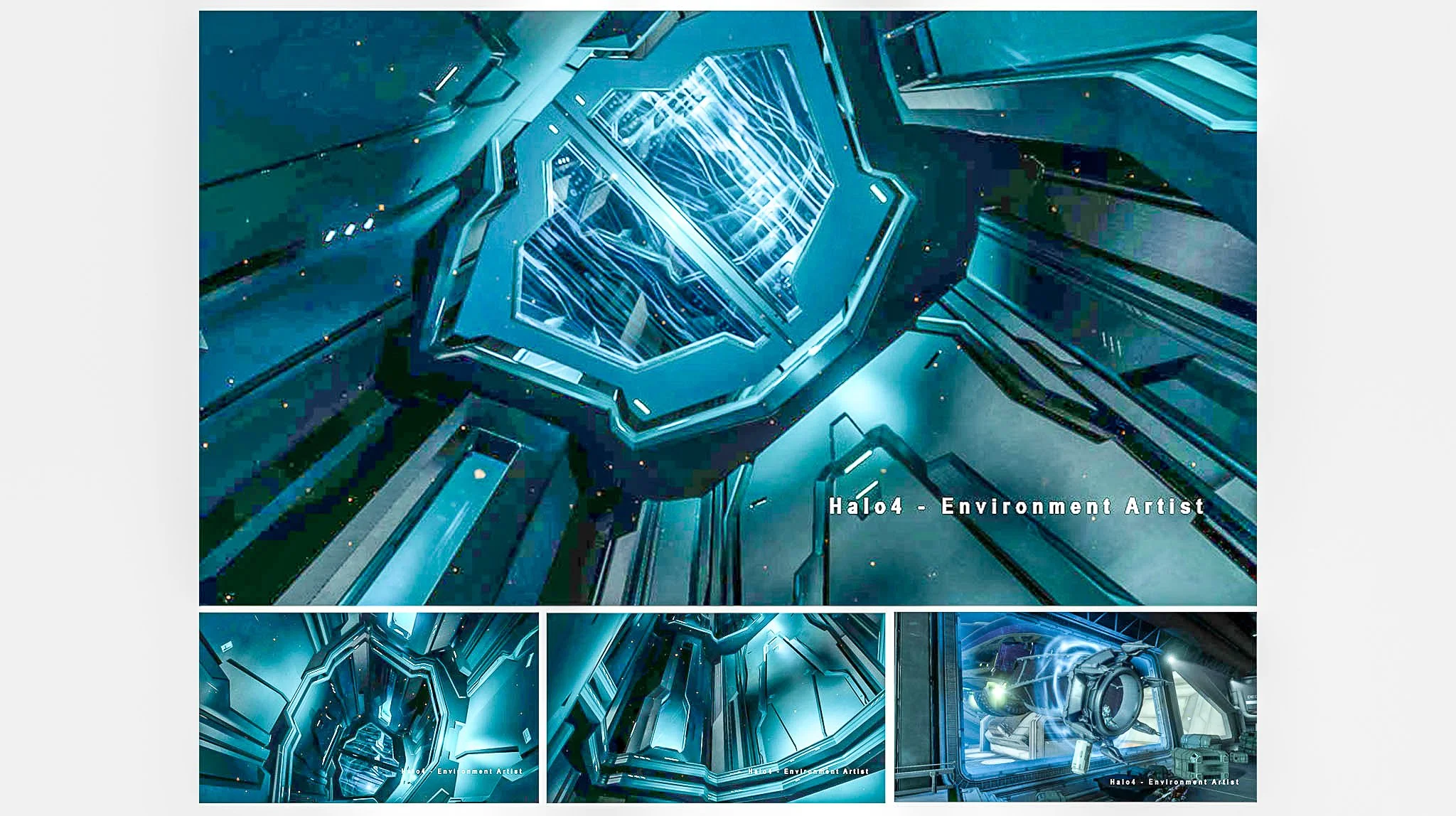 Environment model for Halo 4 by 343 Industries in Seattle, Washington.