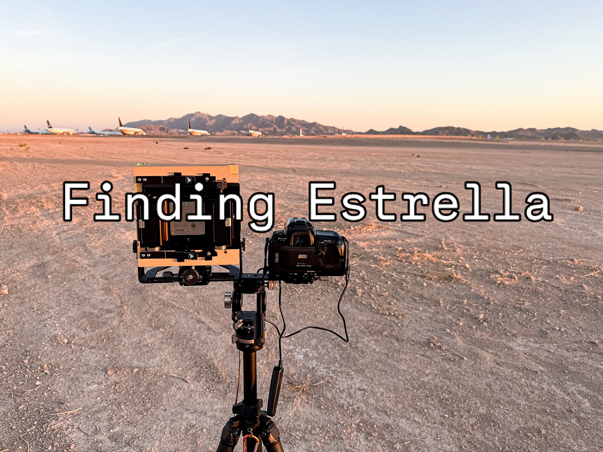 In Finding Estrella, I explore the quiet disappearance of the natural landscape behind the relentless spread of urban development. Through partial views of Estrella Mountain—framed by rooftops, fences, and signs—I reveal the emotional and environment