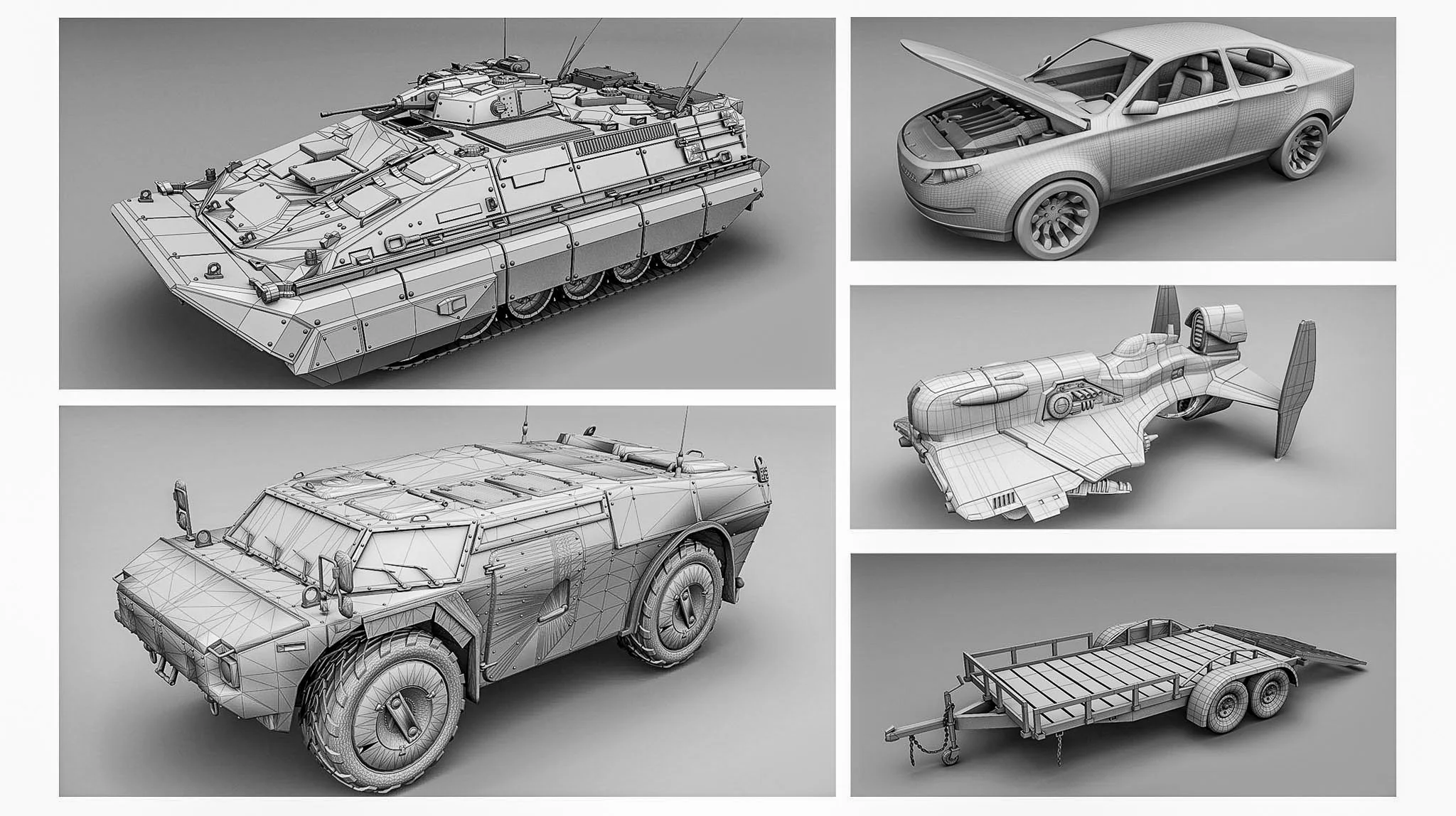 Various models for multiple clients.
