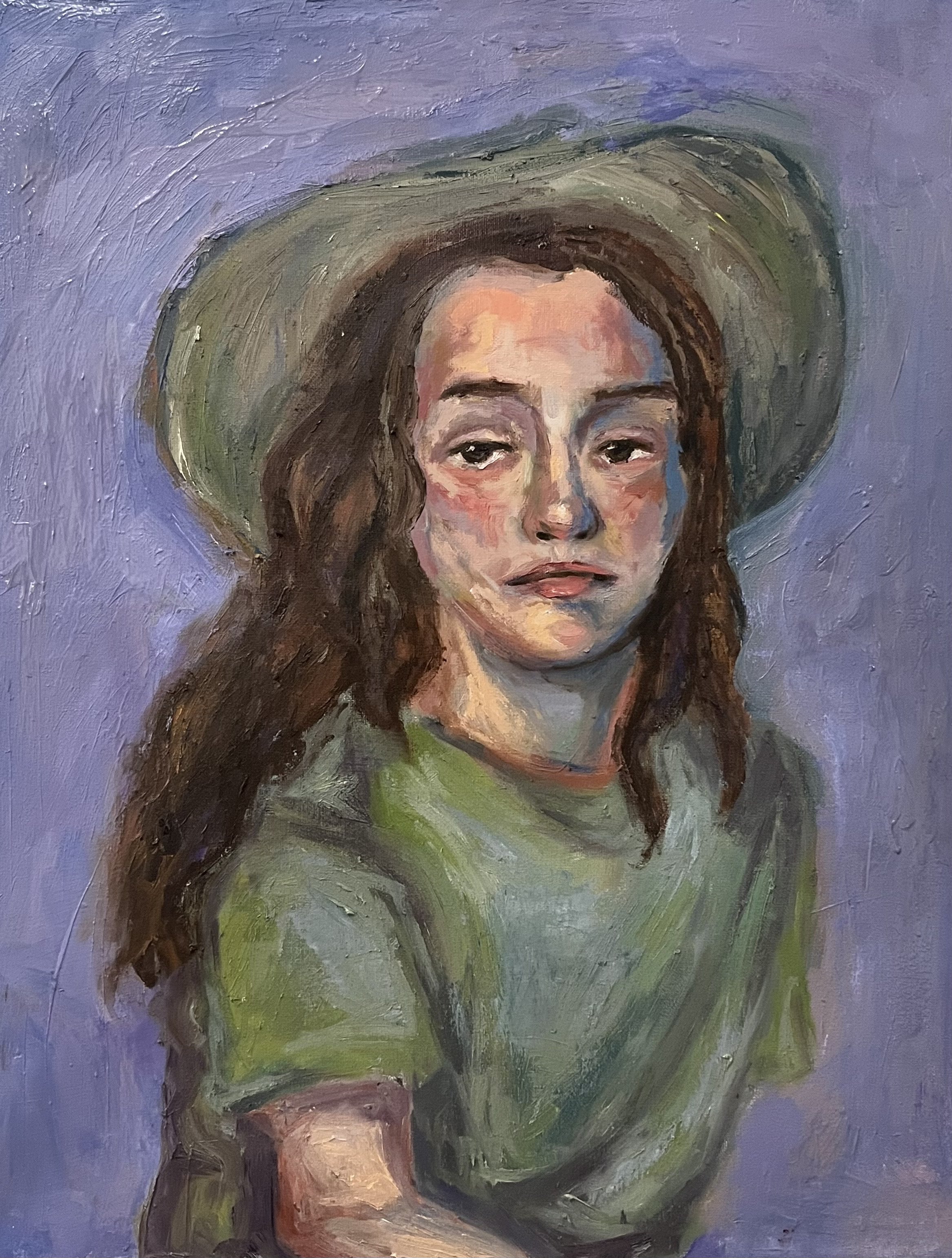Portrait of Jackie, oil on canvas, 20203