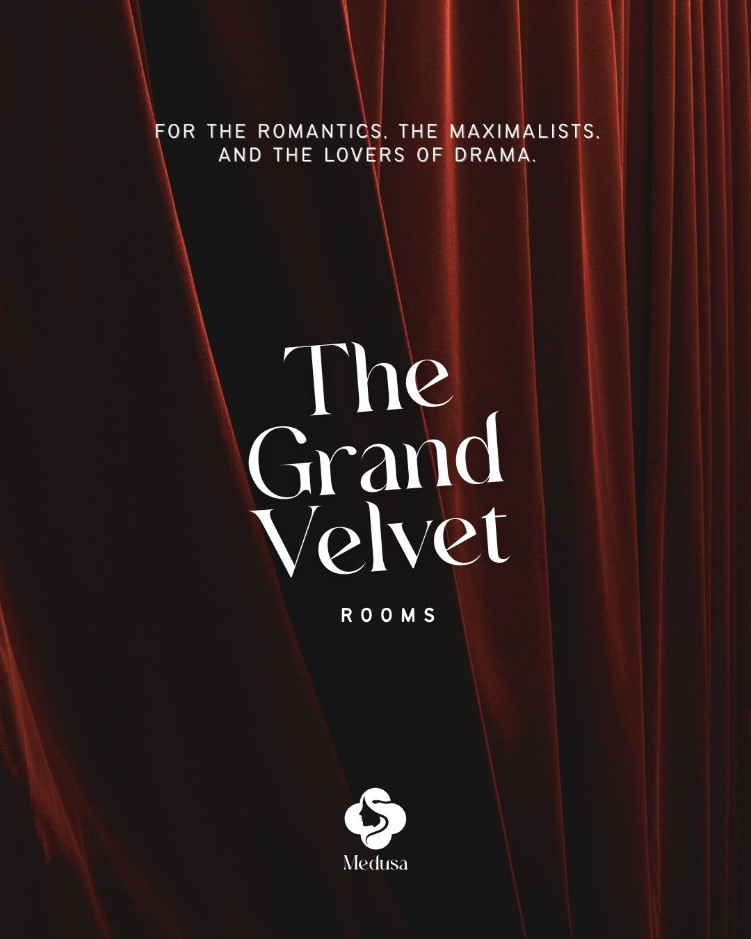 Introducing The Grand Velvet Suites at Medusa Hotel, a bold expression of luxury boutique accommodation in Sydney.
⁠
Features:⁠
&bull; Grand and very spacious suite with original Victorian heritage details 
&bull; Colour drenched interiors with vibra