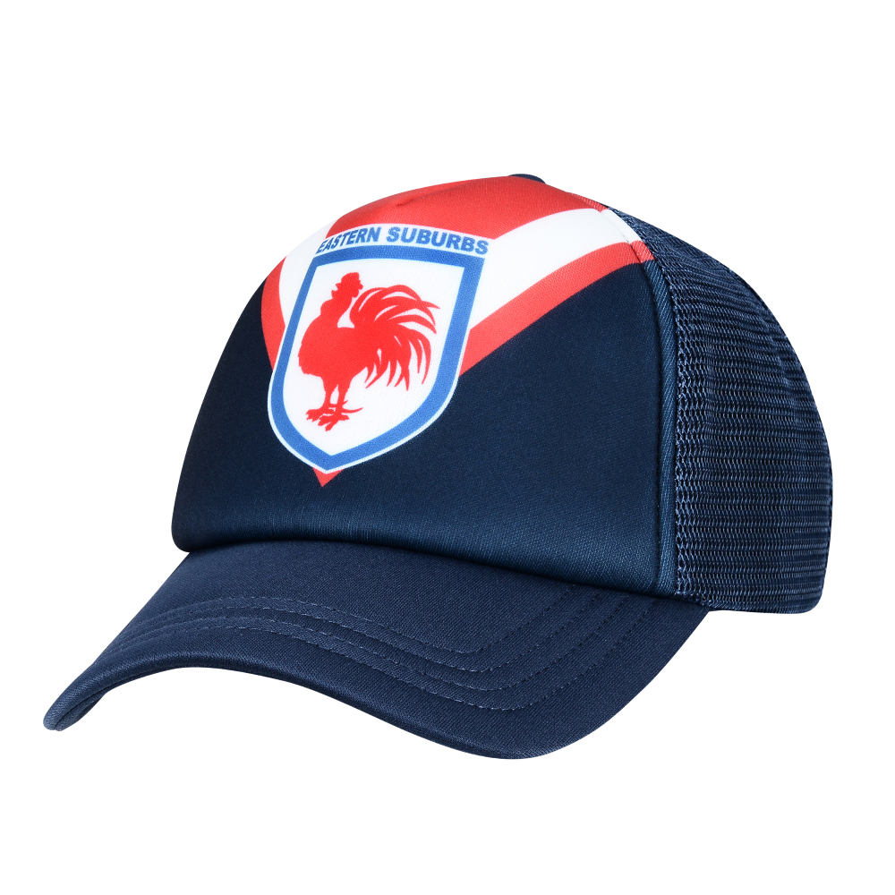 Roosters Retro Trucker - Front - NRL25SRRT.png