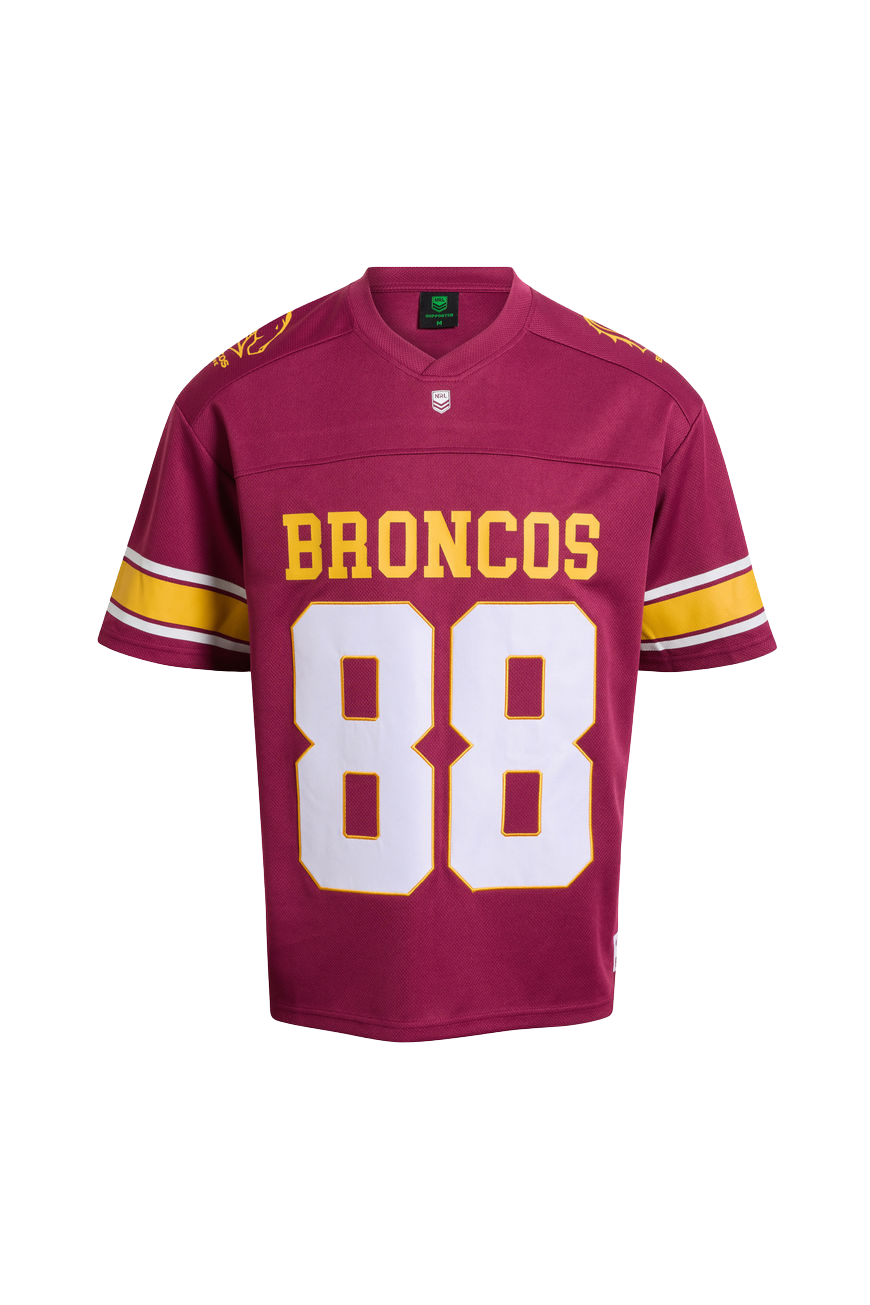 NRL BRONCOS GRIDIRON MESH JERSEY