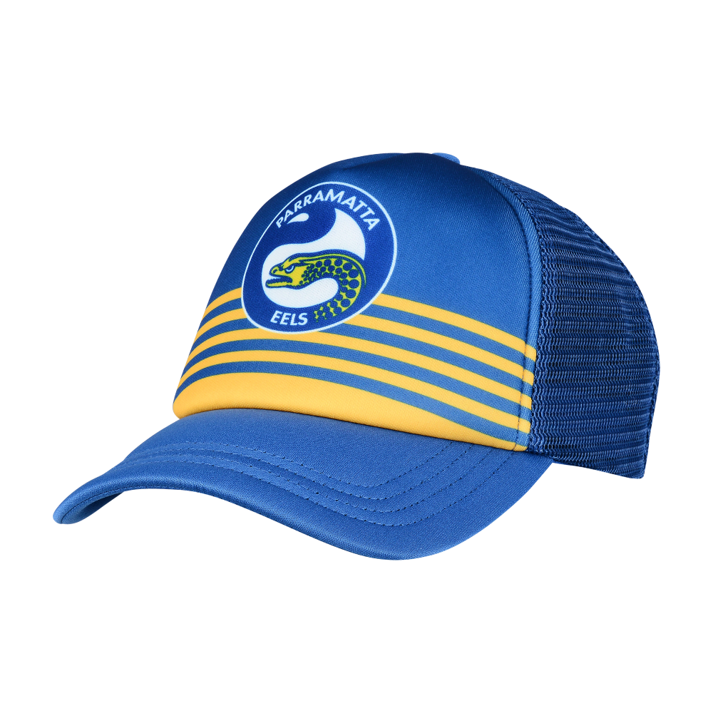 Eels Retro Trucker - Front - NRL25PERT.png