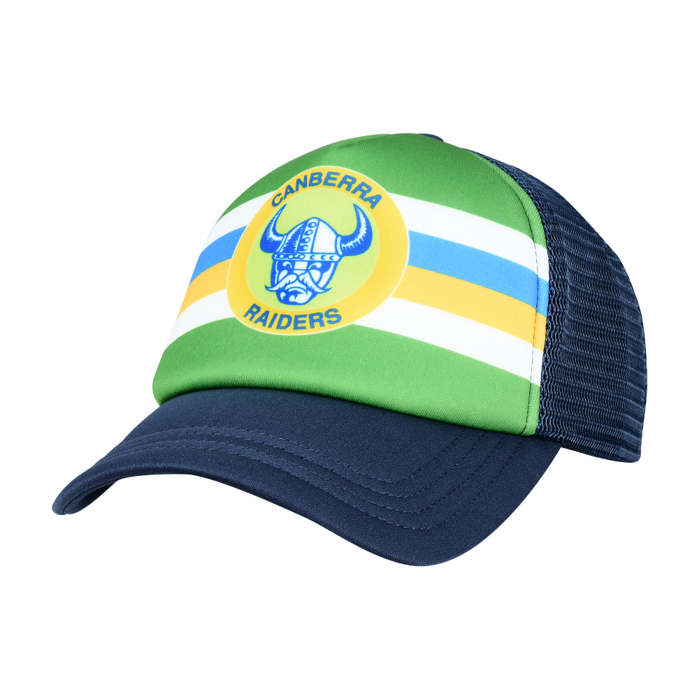 Raiders Retro Trucker - Front - NRL25CRRT.png
