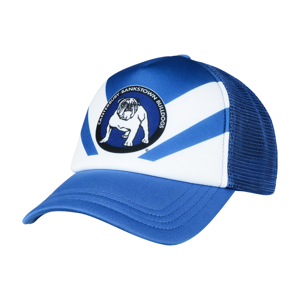 Bulldogs Retro Trucker - Front - NRL25CBRT.png