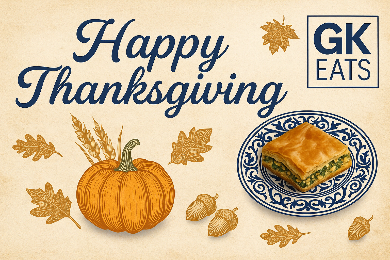 Happy Thanksgiving from GK Eats