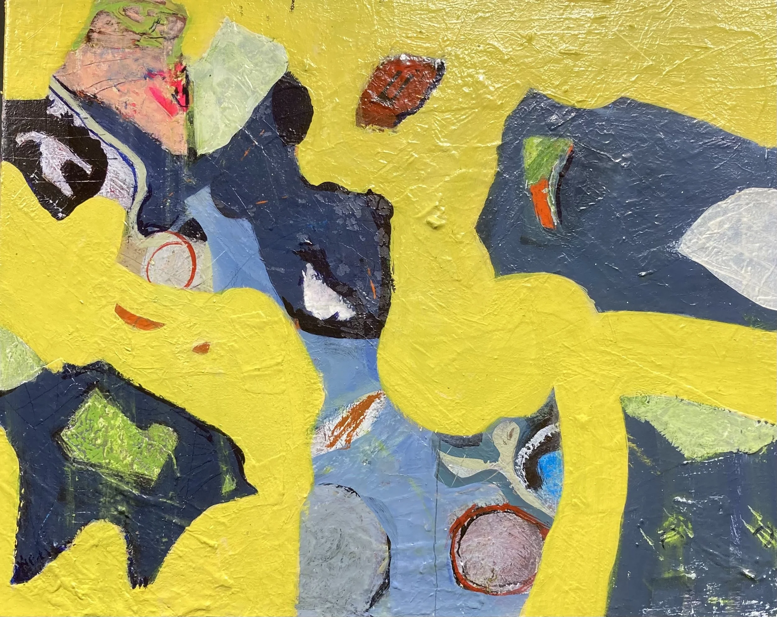 Bedtime Story 16" x 20" mixed media on canvas $200.00