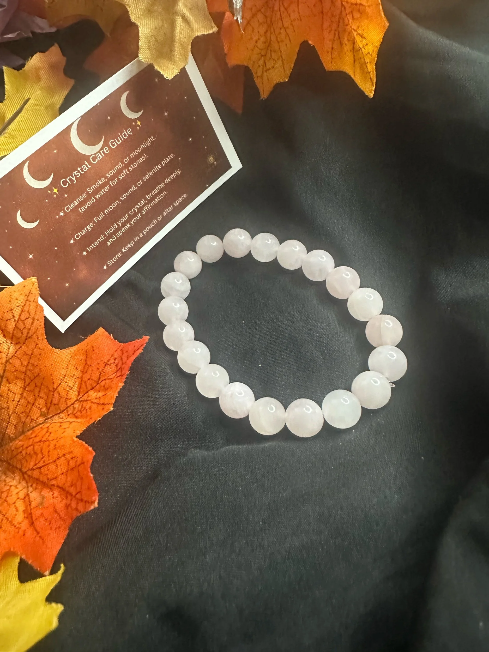 š Open Heart Love Bracelet (Rose Quartz)