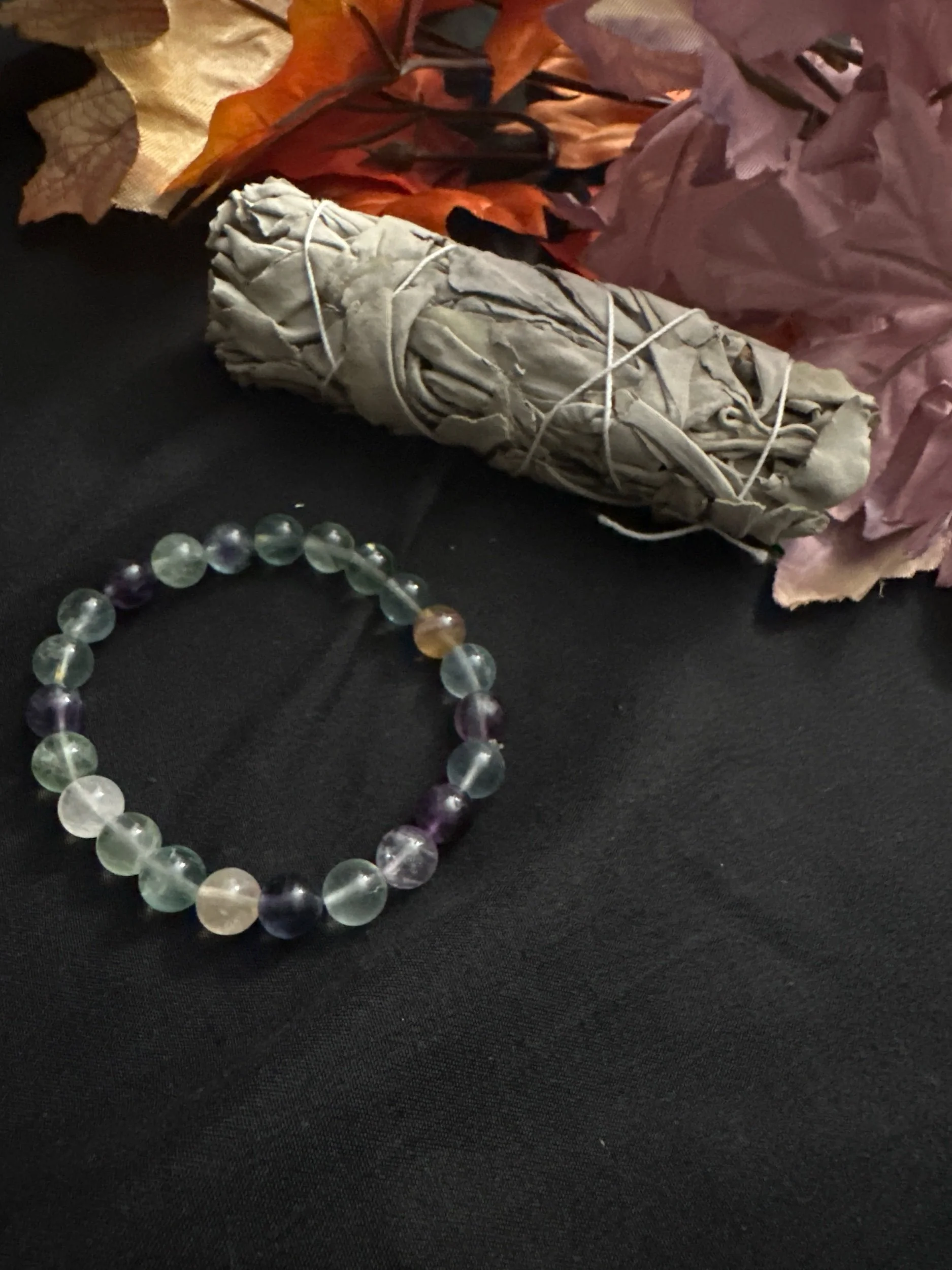 š§  Aligned Thoughts Bracelet (Rainbow Fluorite)