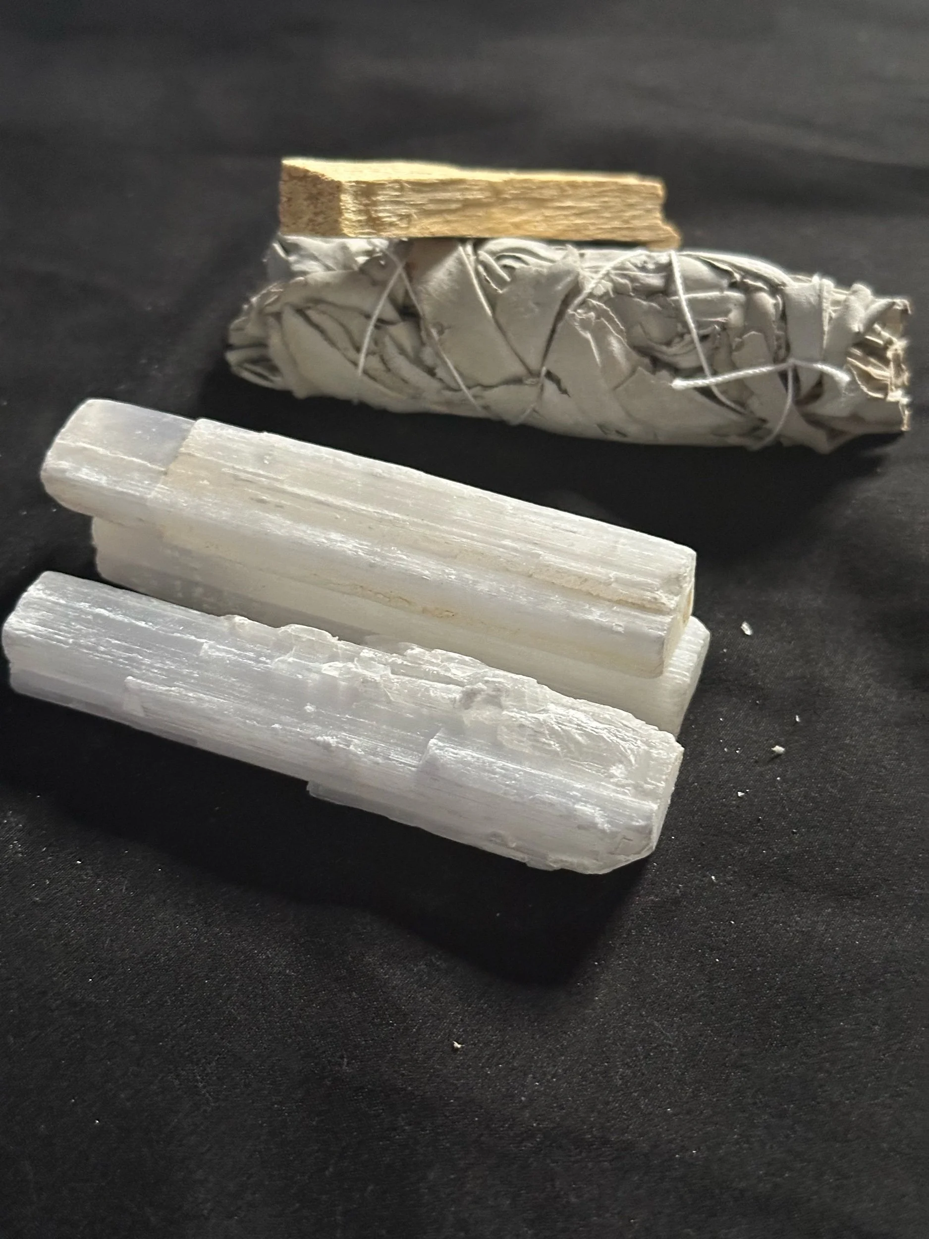 Selenite wands