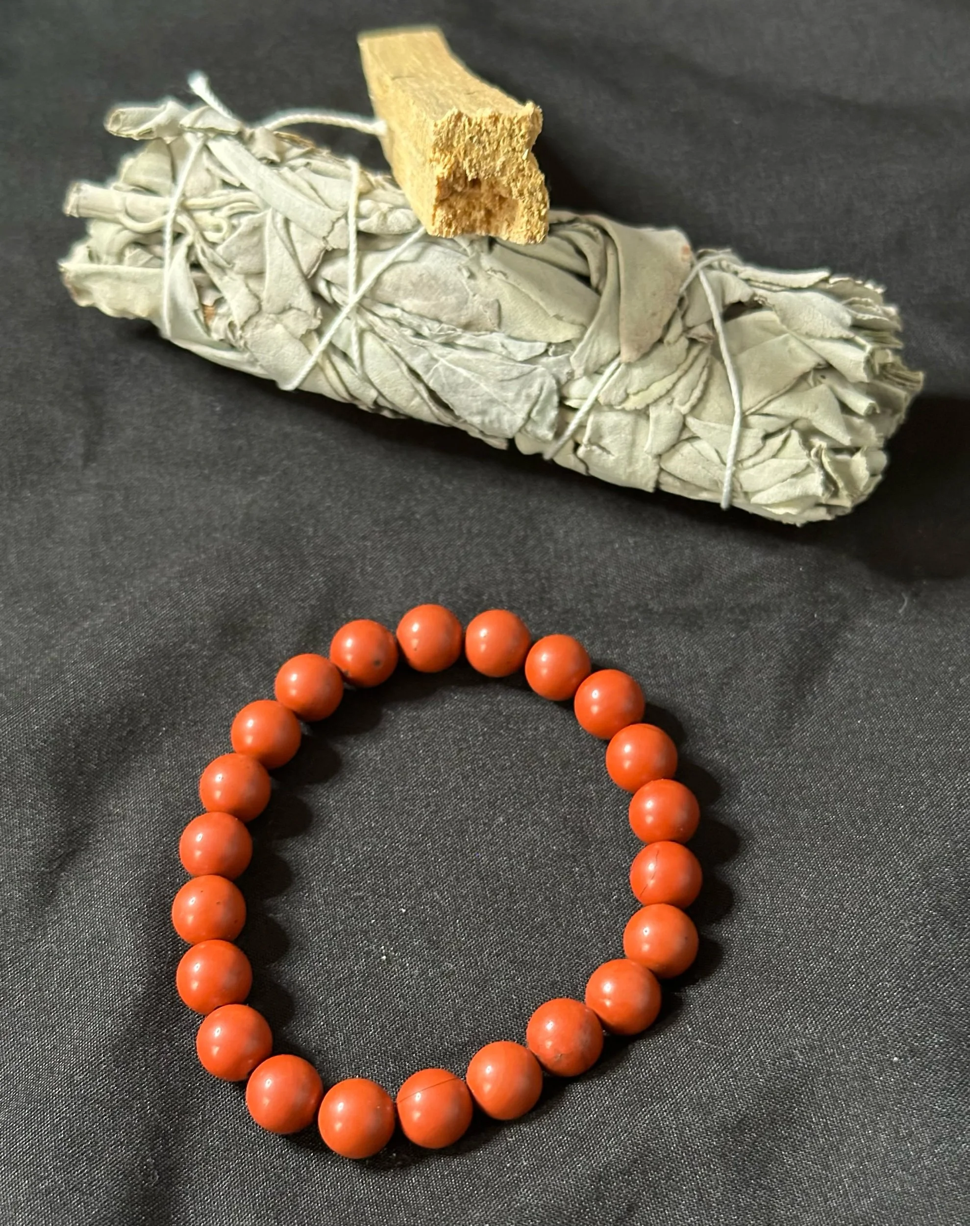 🔥 Rooted Strength Bracelet (Red Jasper)