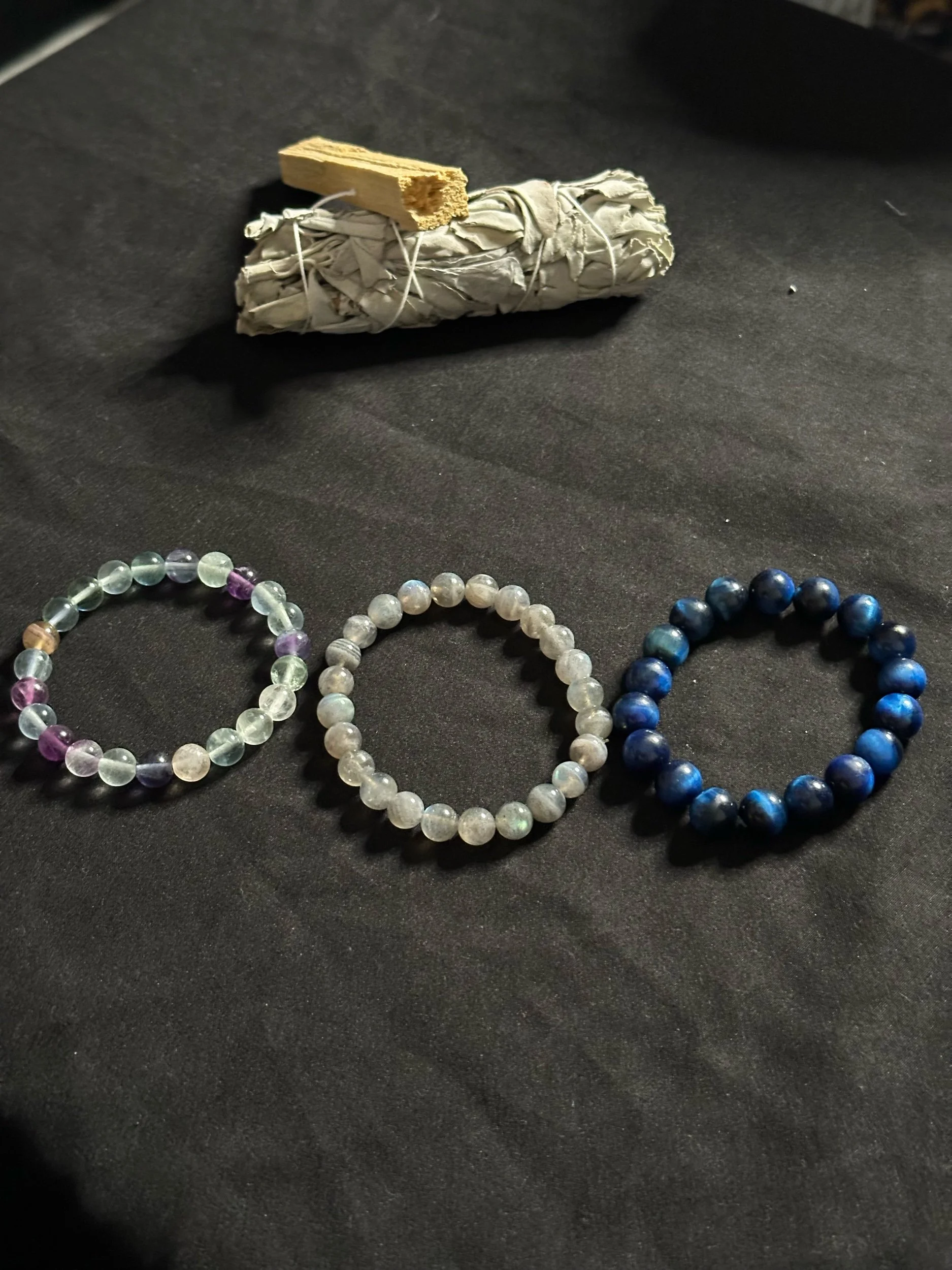 ✨ Transformation Trio – Labradorite, Rainbow Fluorite & Blue Tiger’s Eye ✨