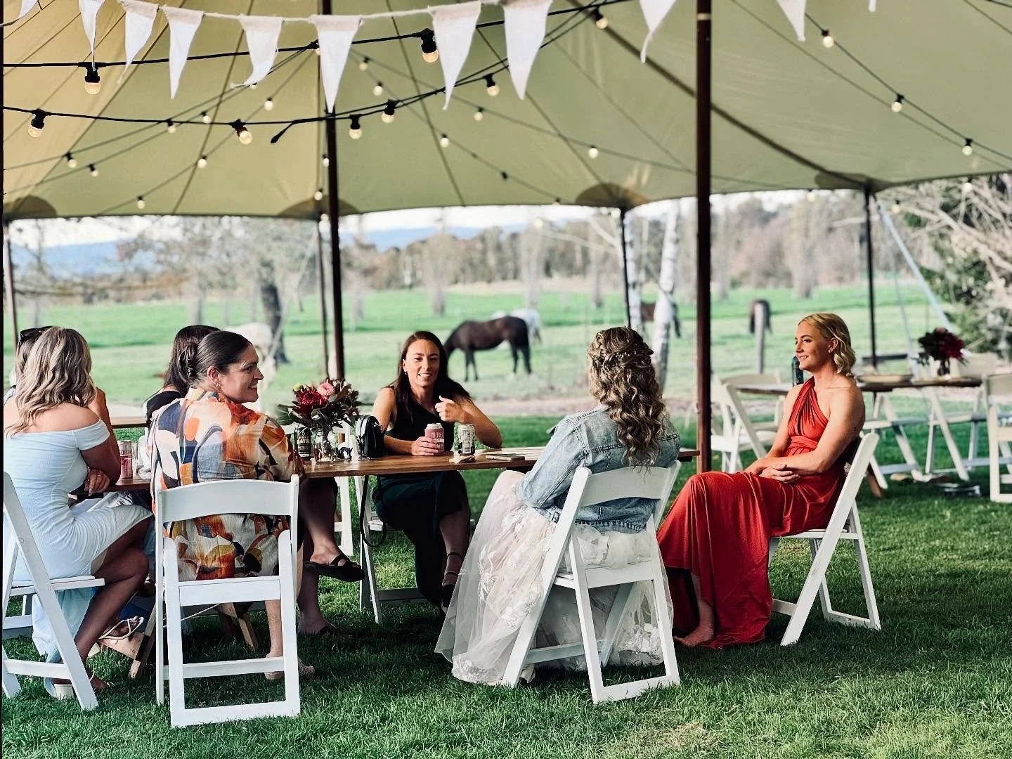 Taking a moment to sit and soak up the special day with @kirka95 💜