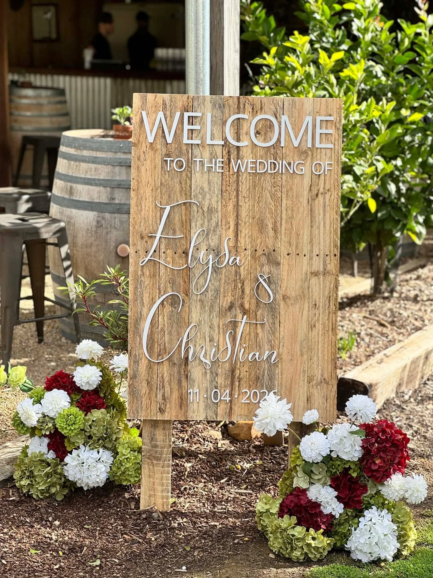 Another beautiful wedding took place over the weekend surrounded by family &amp; friends 🌹

Congratulations Elysa &amp; Christian! 🤍 

#GardenWedding#VICWeddingVenues
#StirlingHomestead  #Weddings  #WeddingIdeas