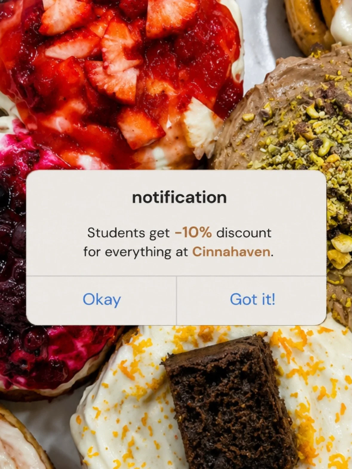 What if we told you students get -10% off EVERYTHING at Cinnahaven? 👀📚 

Yeah&hellip; coffee, rolls, matcha, all of it 🤍 
Your study break just got a lot sweeter🤭

#cinnahaven #cinnamonrolls #studentdiscount #budapest #whattoeatbudapest