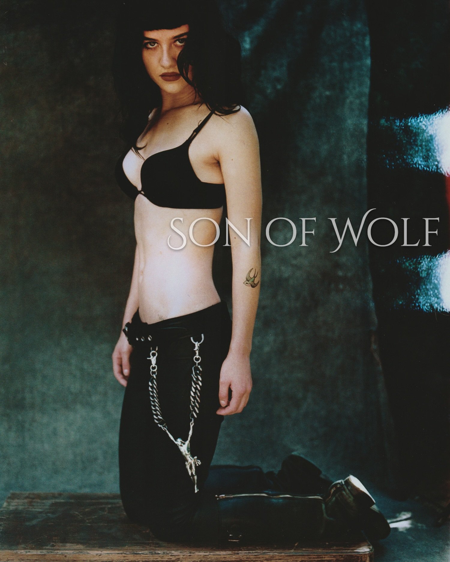 @presleyraeemig for Son of Wolf. 

Wearing @sonofwolfla: Extra thick Christ in Chains on Ouroboros python belt. 
Perfume: @Discotheque [Eye Contact]
📷: @sabrinasvictoria 

Leather and gin and glistening skin, crimson nights and black box peepholes, 