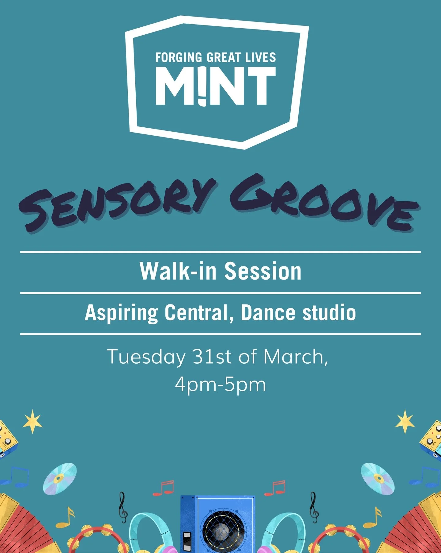 You are warmly invited to join Sensory Groove, a welcoming 1-hour creative session designed for people with intellectual disabilities and those who enjoy a sensory-friendly environment.

📅 Date: 31 March
🕓 Time: 4:00&ndash;5:00 PM
📍 Location: Paet