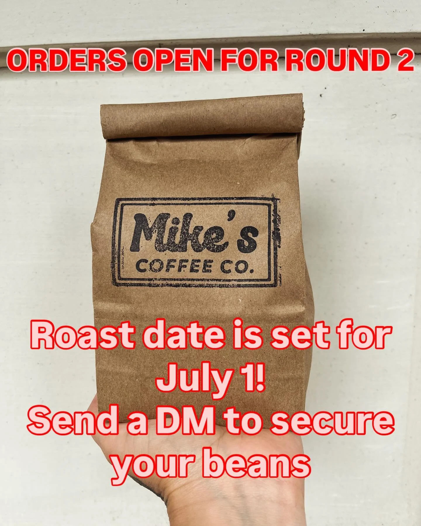 Are you ready for tasty beans? Don&rsquo;t miss out on round 2! I will be roasting a delectable single origin Guatemalan that tastes of chocolate, vanilla wafer, brown sugar and nougat. These delicious beans are grown by woman farmers in Cubulco. 

T
