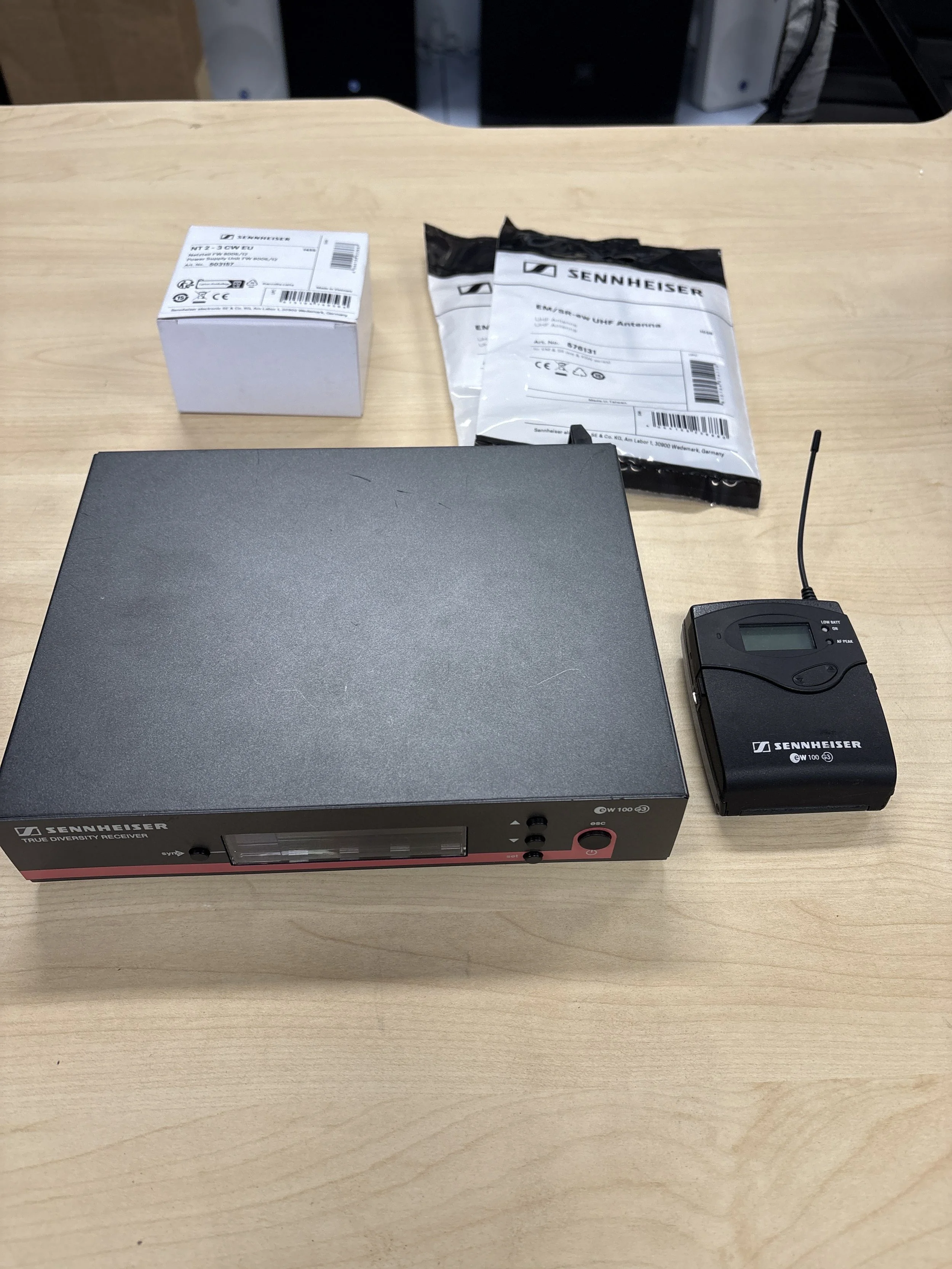 Senheiser  EW100G3 belt pack system  freq B-626
