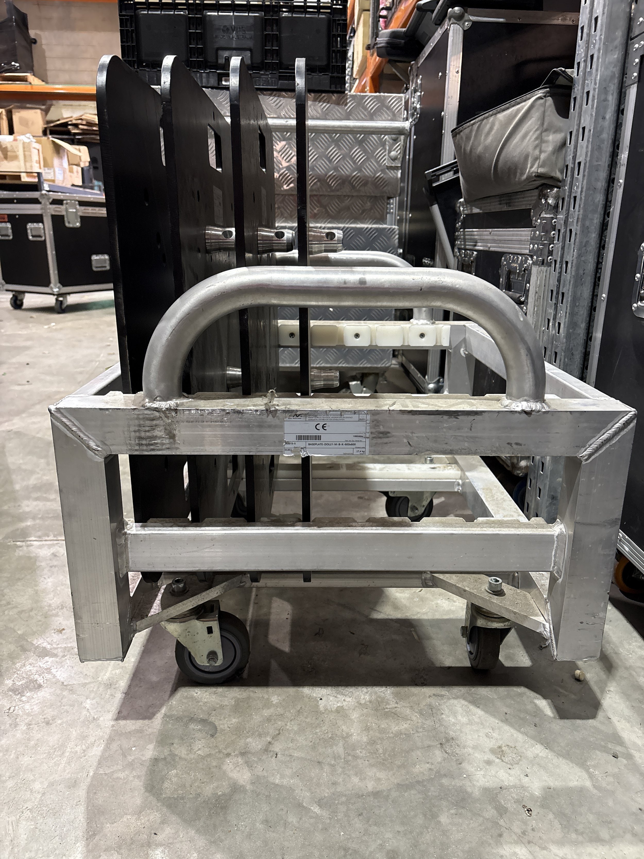 Milos Truss Base plates 600x600 includes trolley