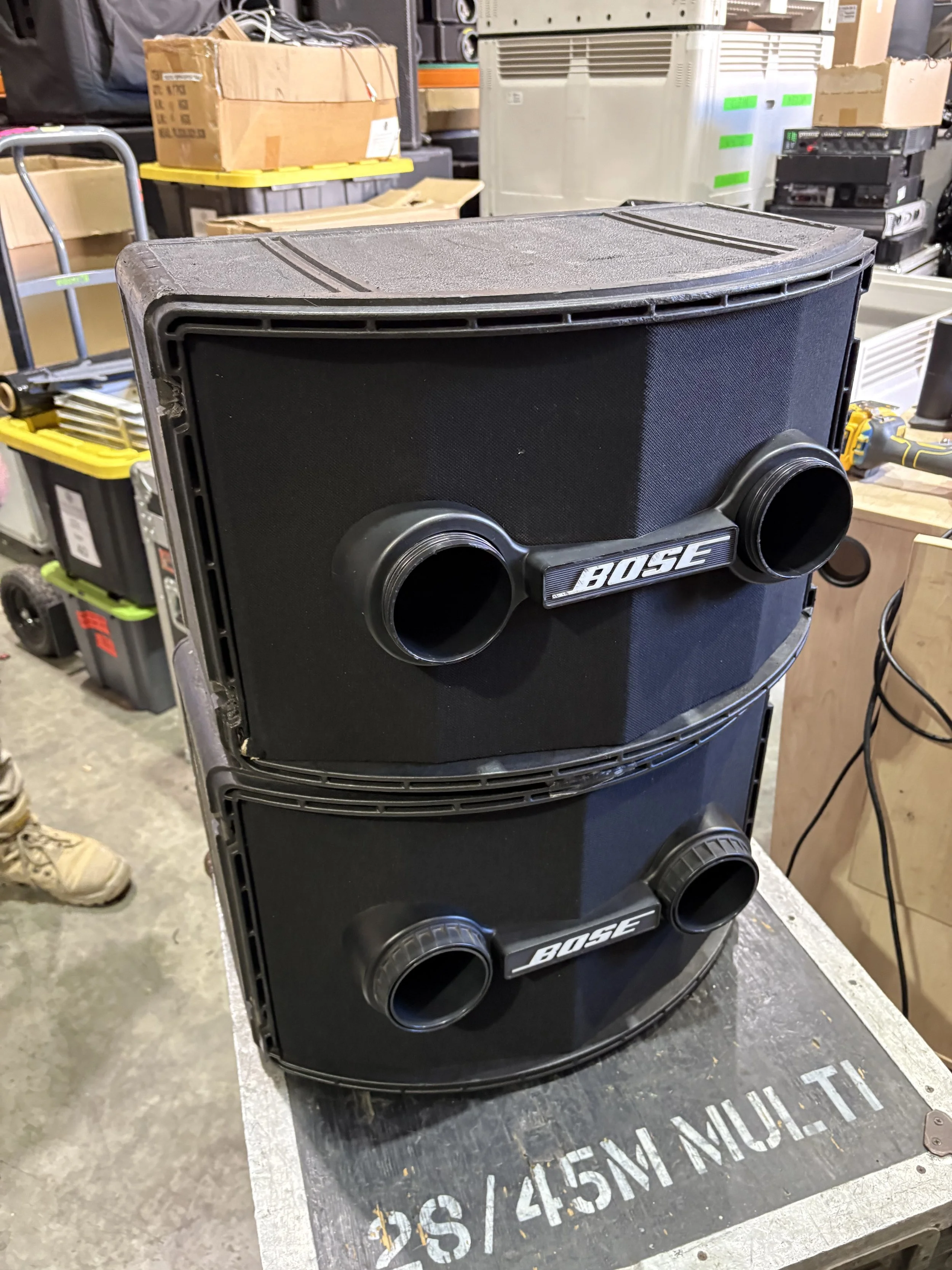 Boss 802 Speaker Pair Working Good Condition