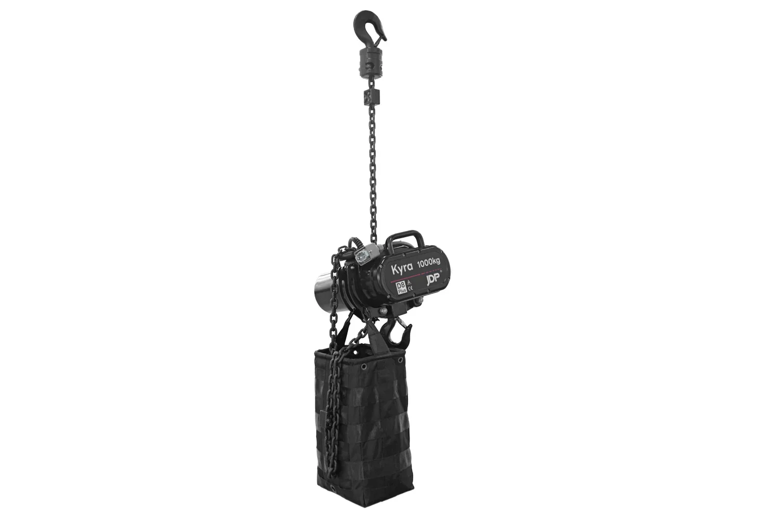 Brand New!  Kyra Series Chain Motor System - D8 Plus with 6 Pole Weiland,  1000kg loading weight, Dual Brakes, 20m chain length (7.1*21mm), 4m/min, IP66, Chain Grade G100 with Bag