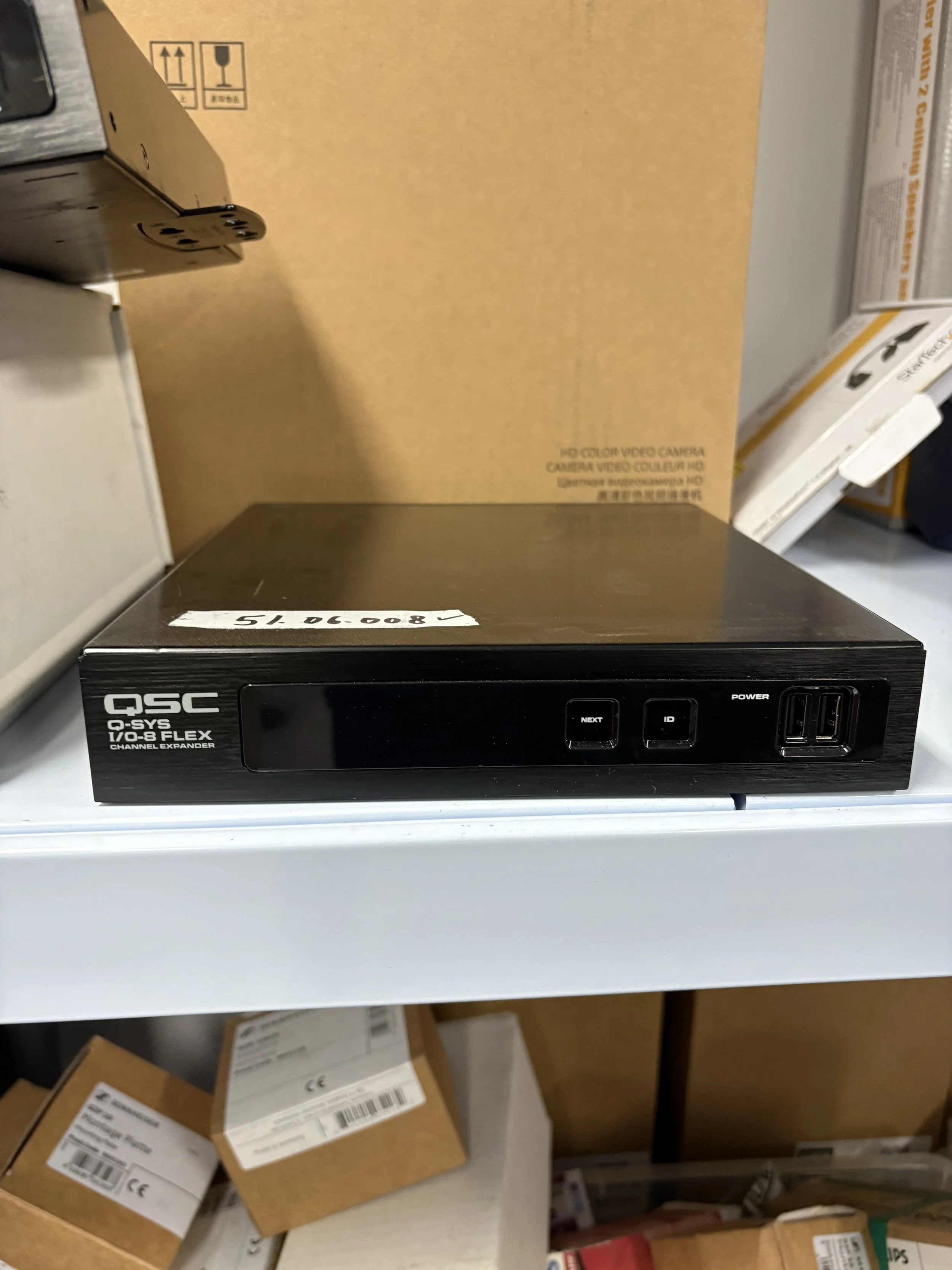 QSC Q-SYS I/O-8 FLEX Channel Expander