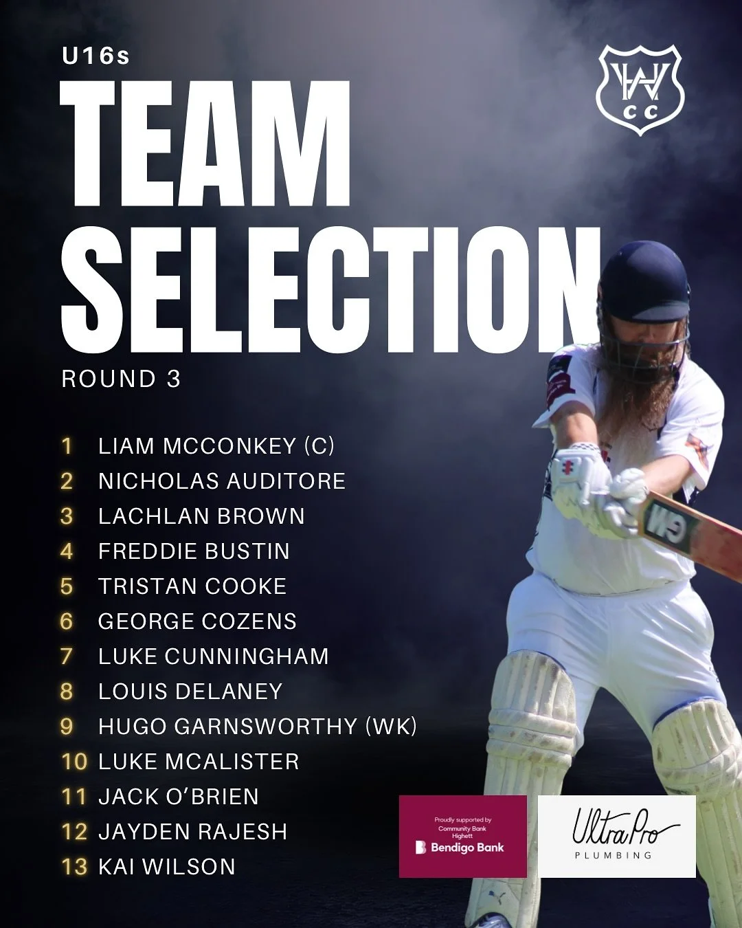 And here are our teams for this weekends matches! Good luck boys! #uptheburra