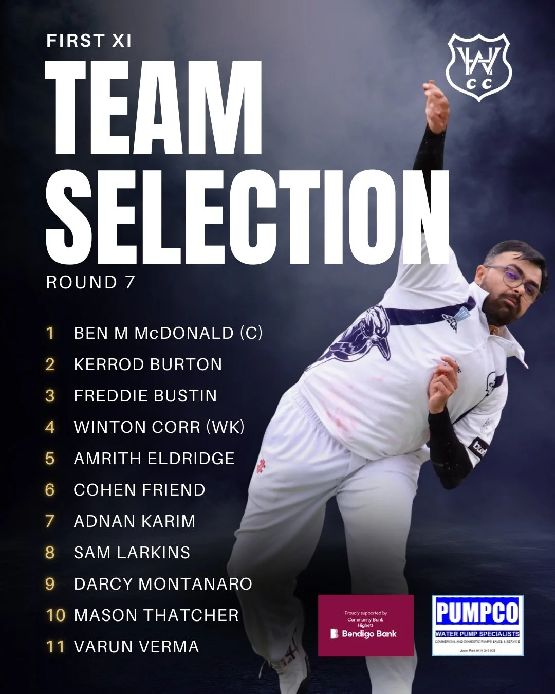 Here are our teams for the weekend! Good luck to all as near the finals couple of rounds before Christmas. Go the Burra 💙🤍