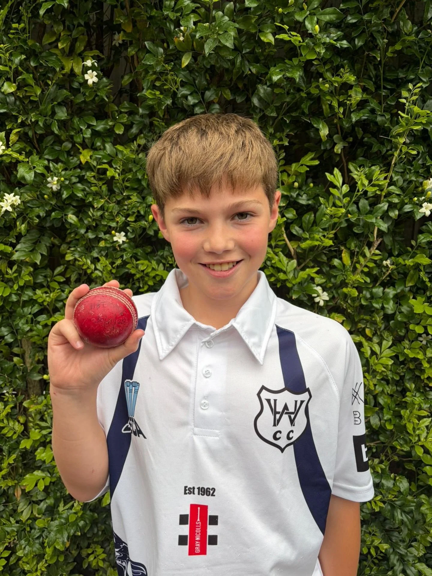 Our superstar Jesse Dennis after taking his hat-trick the other weekend! All smiles 😁