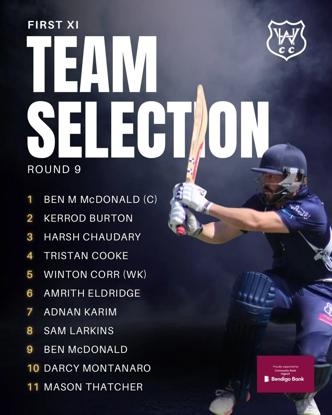 Here are the team selections for today! Good luck burras 💙🤍