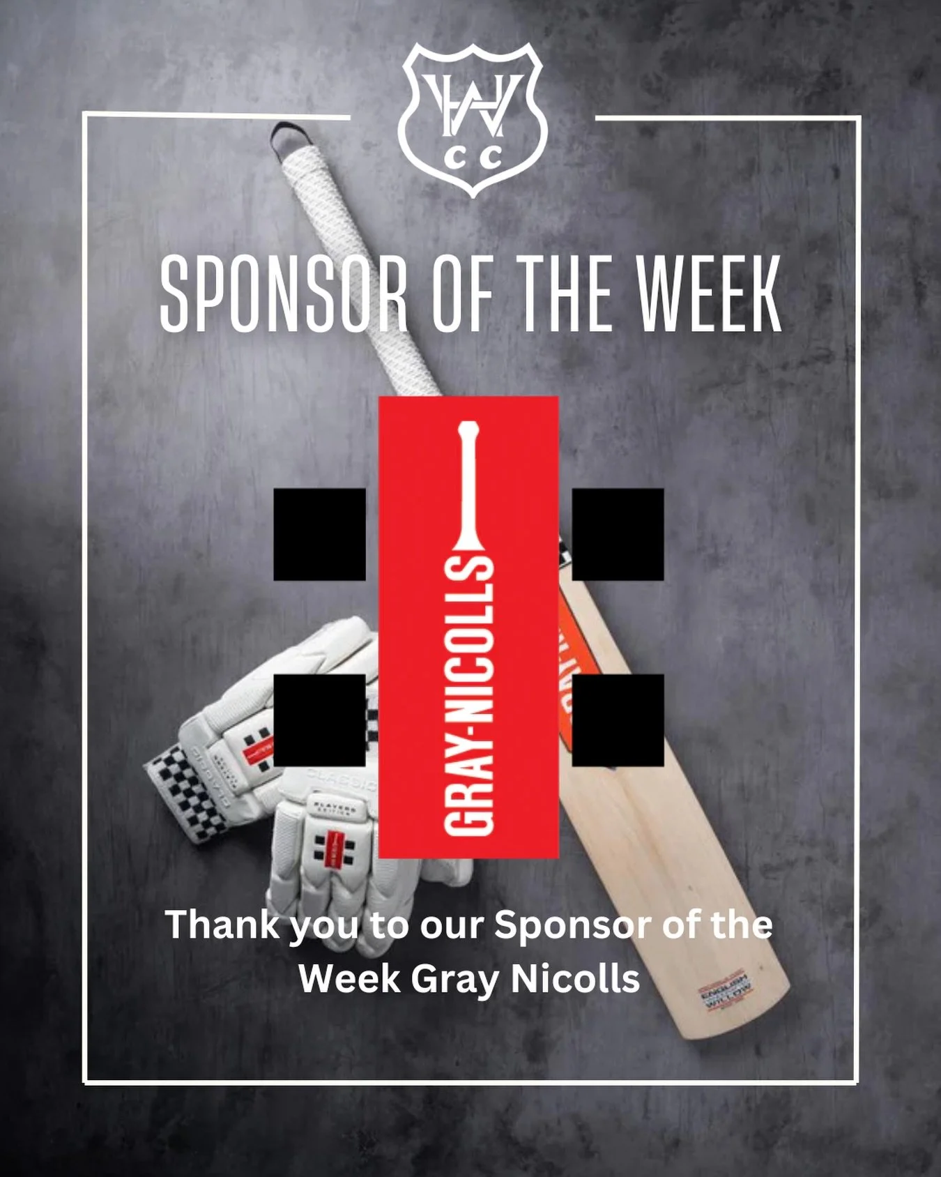 Giving thanks to our Sponsor of the Week @graynicolls_ausnz. 

&lsquo;GRAY-NICOLLS is a global brand committed to producing the finest cricket products for all users from the international level to the grassroots.

Our products are of the highest qua
