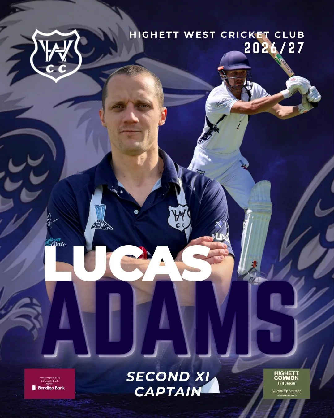 We are pleased to announce Lucas Adams as the new Second XI Captain for season 2026/27.

With a strong focus on raising standards, building consistency, and creating a positive team environment, Lucas brings a clear vision for the future of the Secon